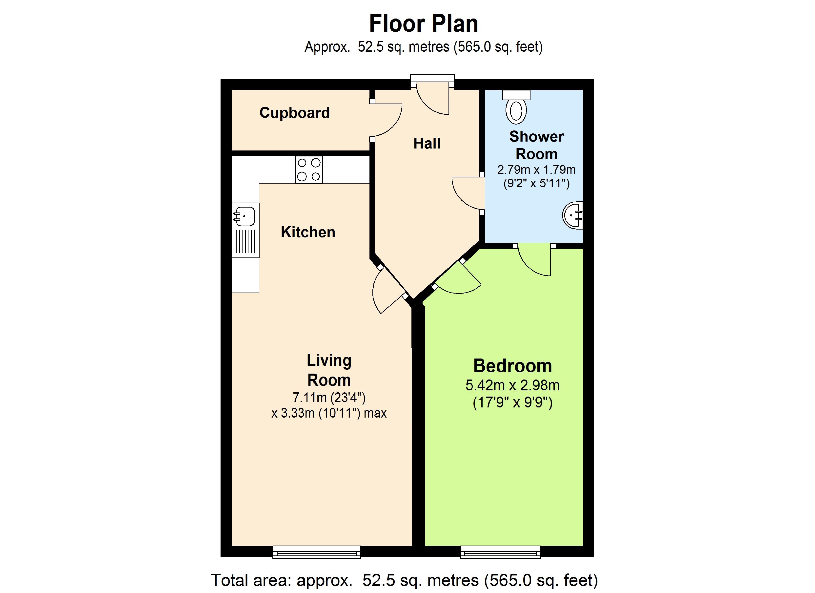 1 Bedrooms Flat for sale in Park Street, Brighton BN2