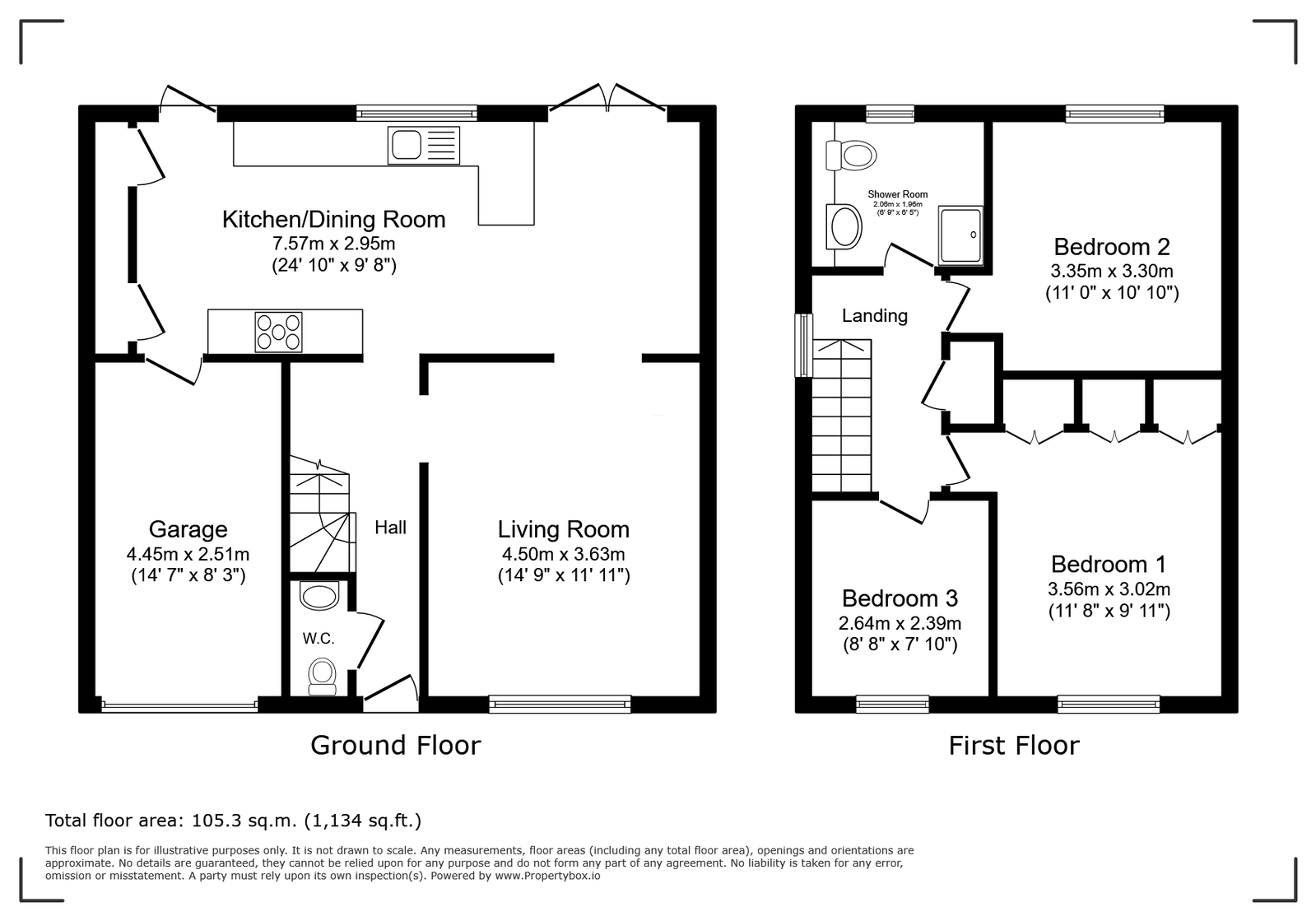 7, Rook Way, Horsham floorplan