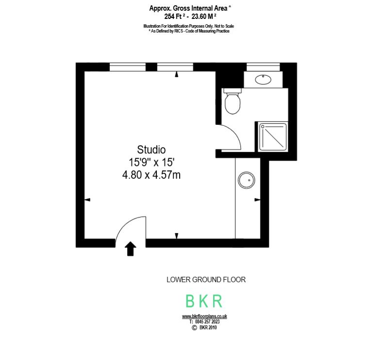 1 Bedrooms Studio to rent in Fulham Road, London SW3