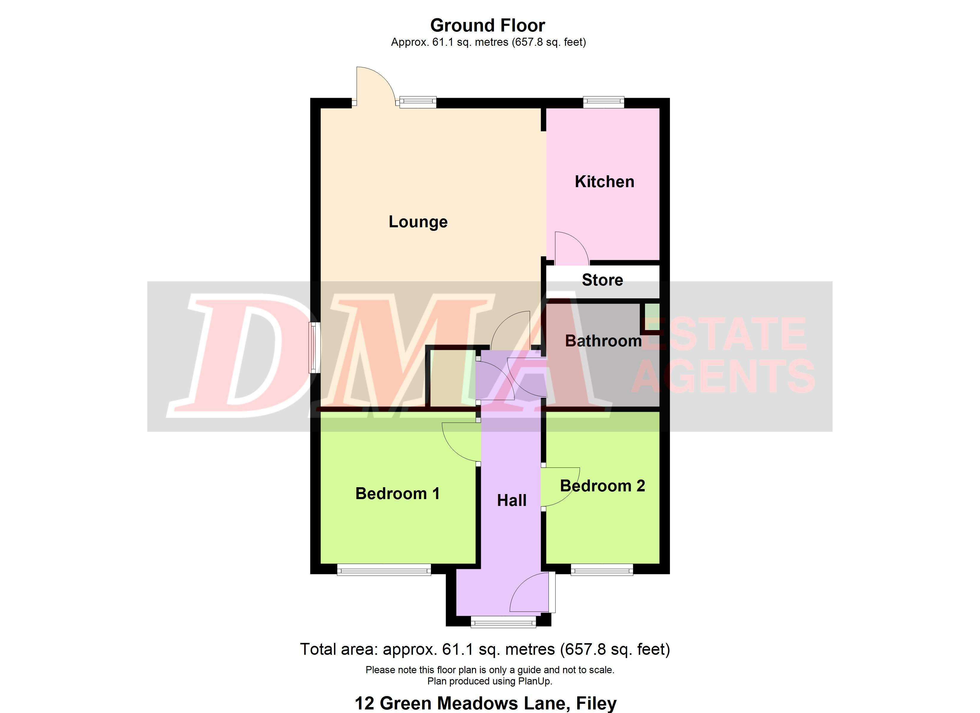 12, Green Meadows Drive, Filey floorplan