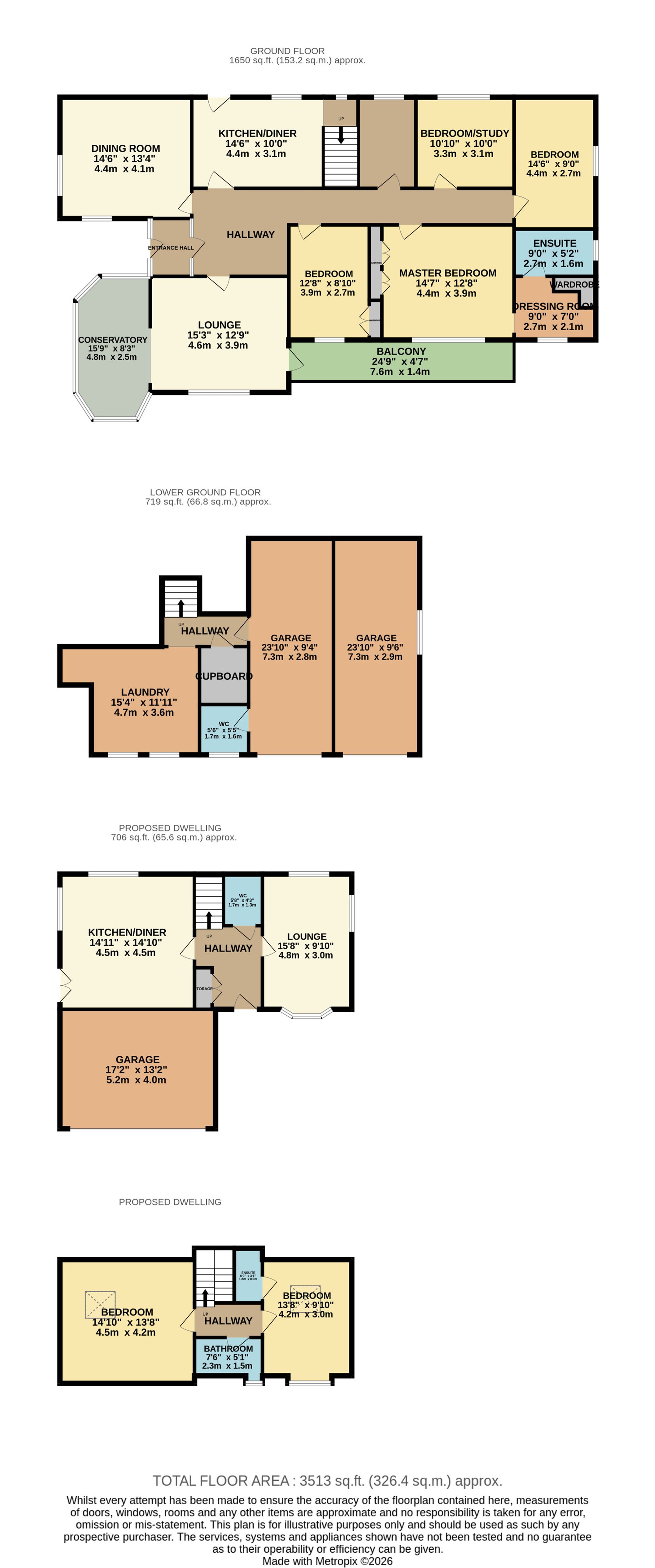 148 Long Lane, Bingley floorplan