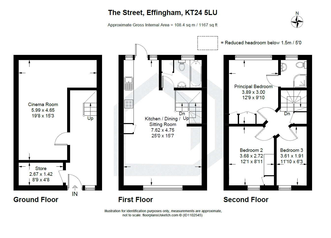 Lanscot, 2 The Street, Leatherhead floorplan