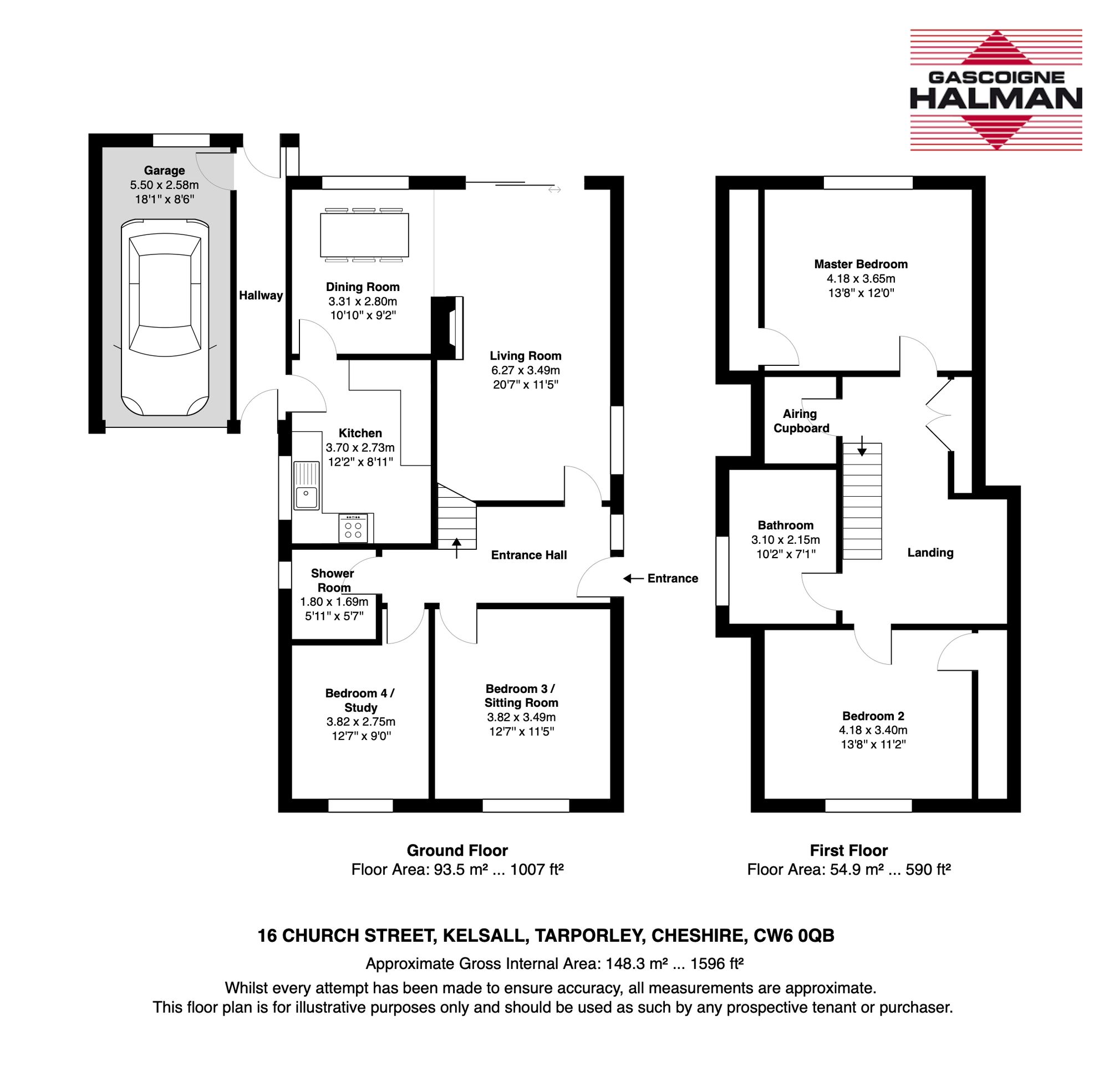 16 Church Street, Tarporley floorplan