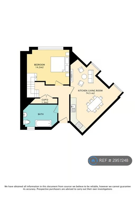 Flat 2, 14 Richmond Place, Brighton floorplan