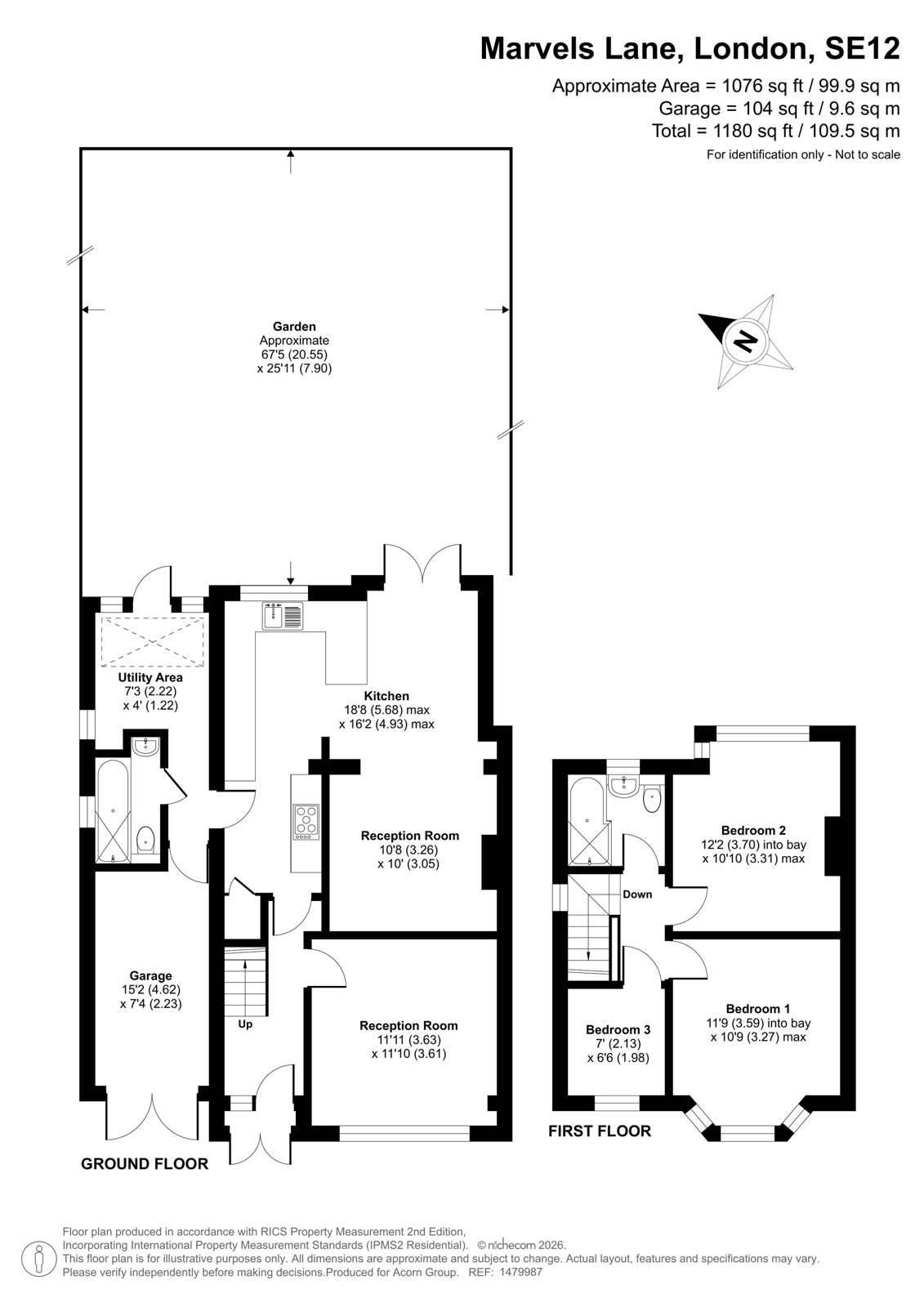 259, Marvels Lane, London floorplan