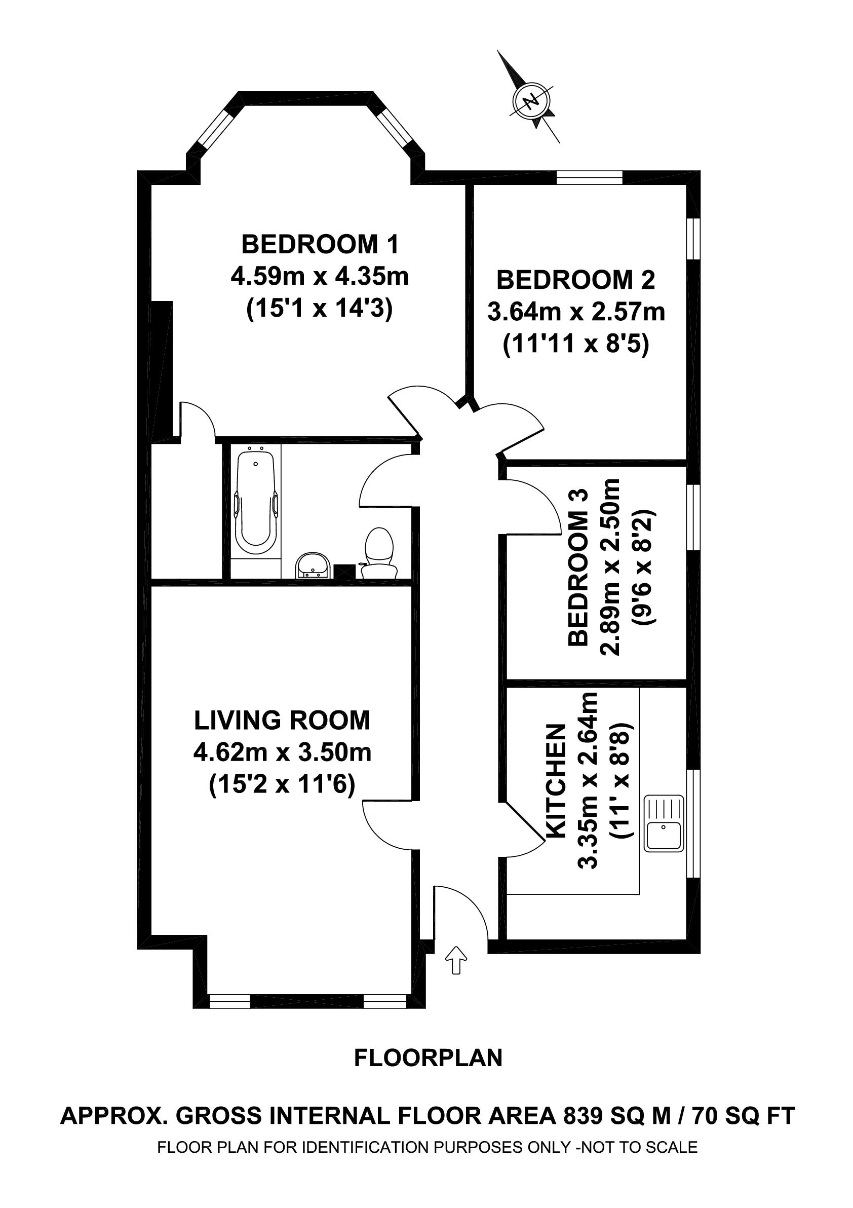 3 Bedrooms Flat for sale in Portland Rise, London N4