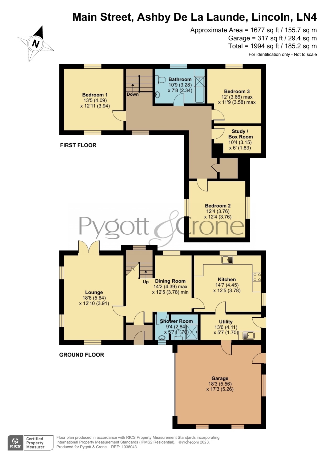 Main Street, Ashby De La Launde, Lincoln, Lincolnshire LN4, 3 bedroom