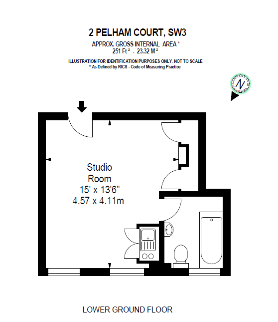 0 Bedrooms Studio to rent in Pelham Court, London SW3