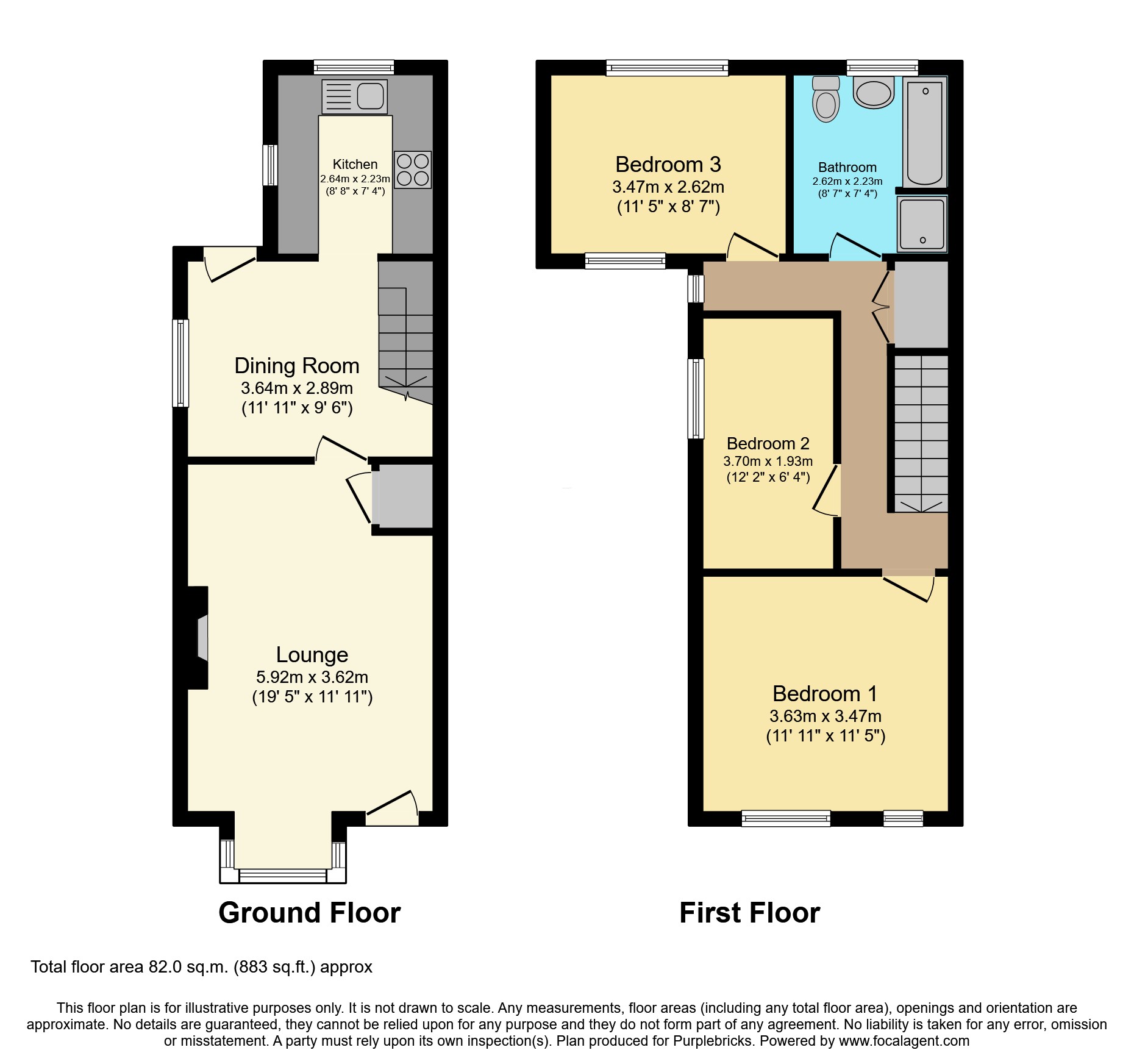 59, Dig Lane, Nantwich floorplan