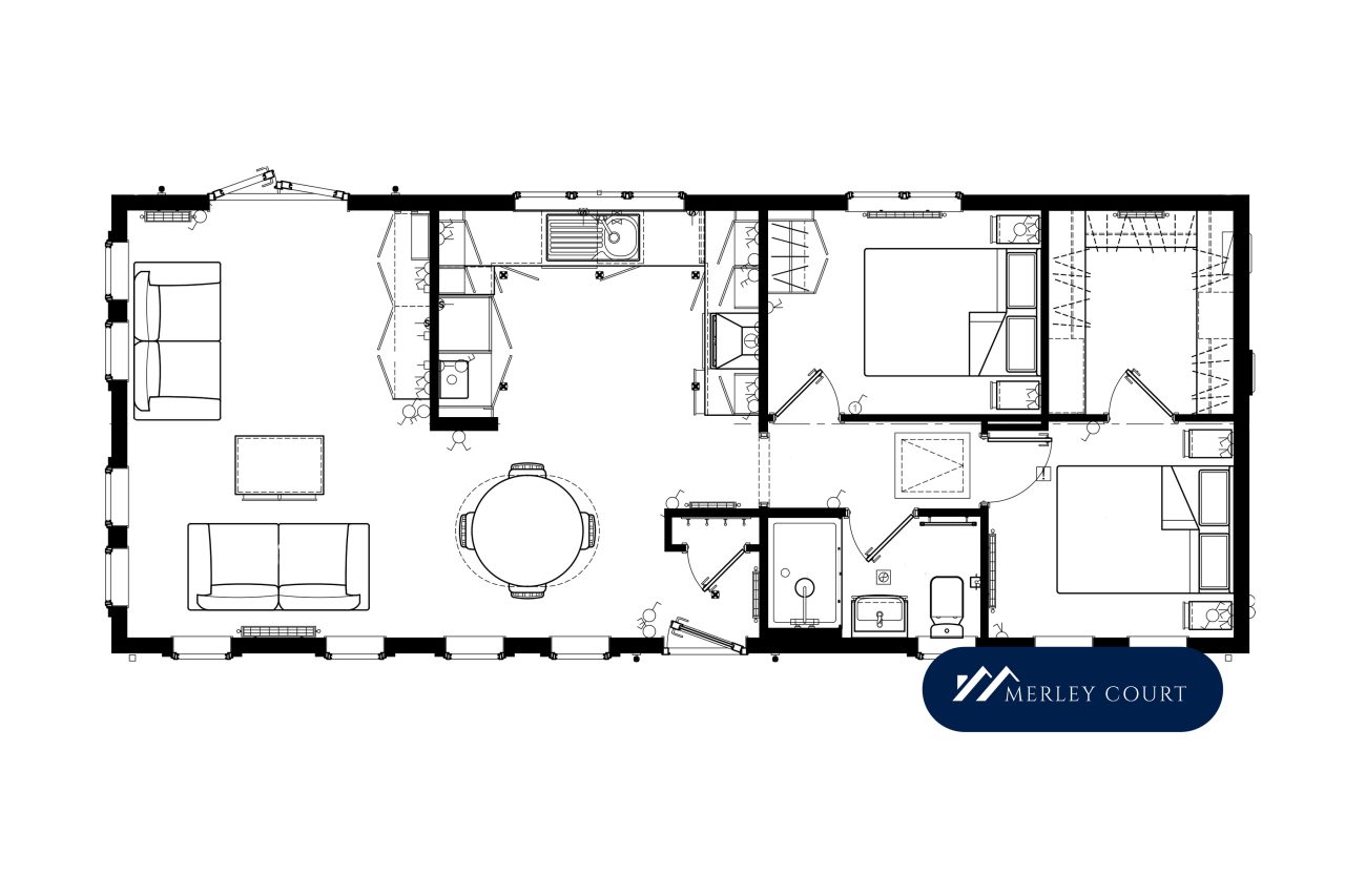 Merley Court Residential Park,, Merley House Lane, Wimborne floorplan