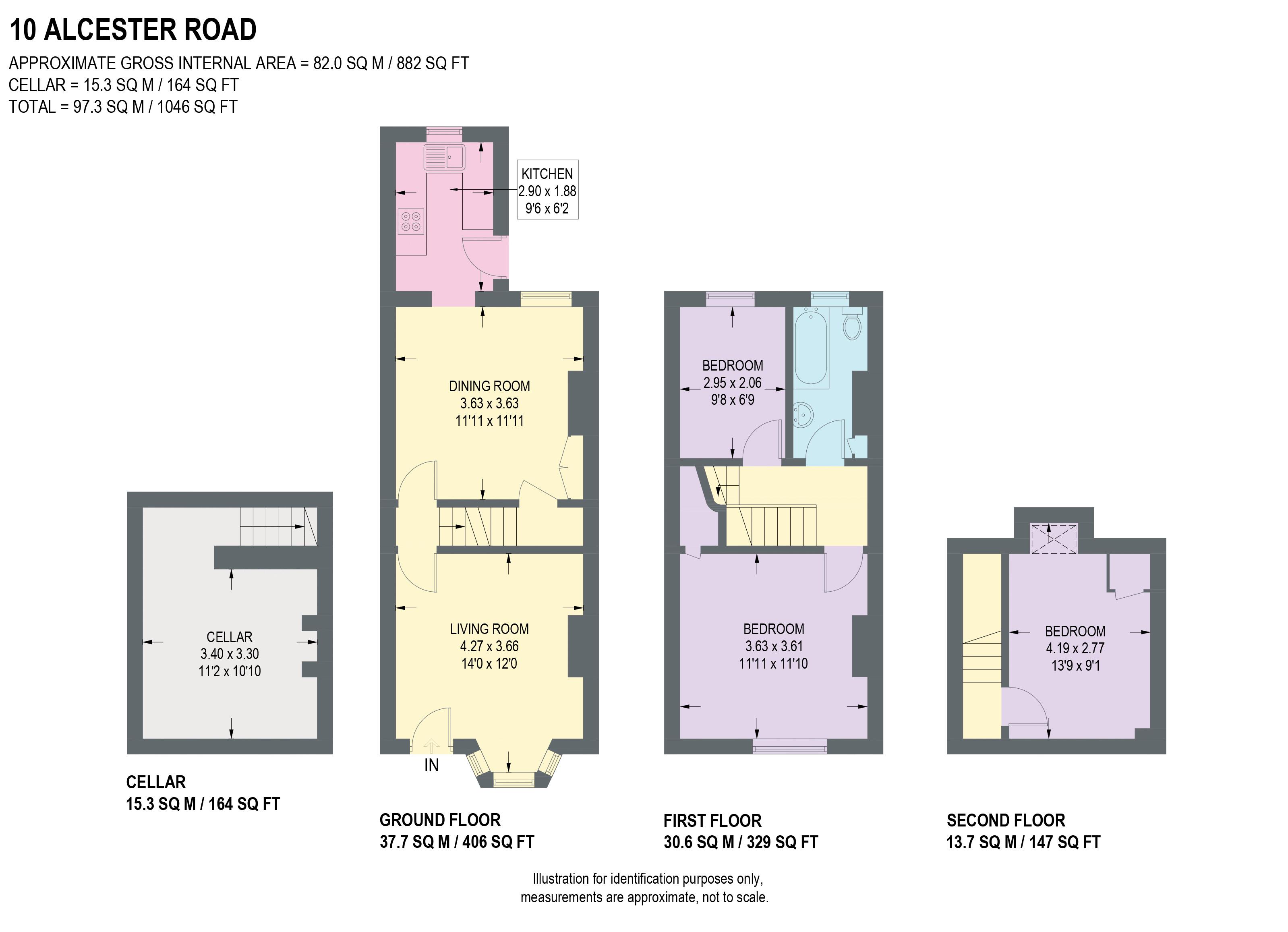 10, Alcester Road, Sheffield floorplan