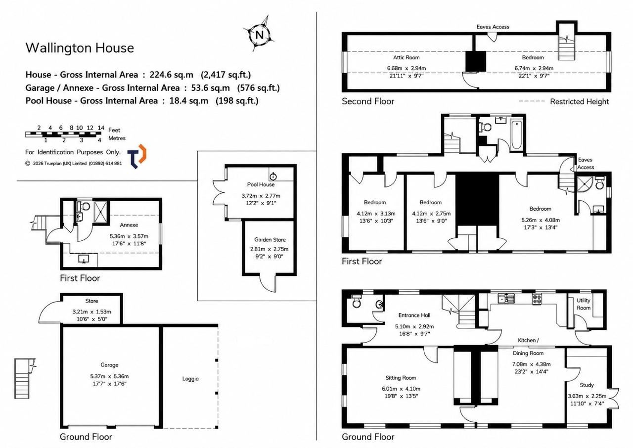Wallington House, Smarden, Kent floorplan