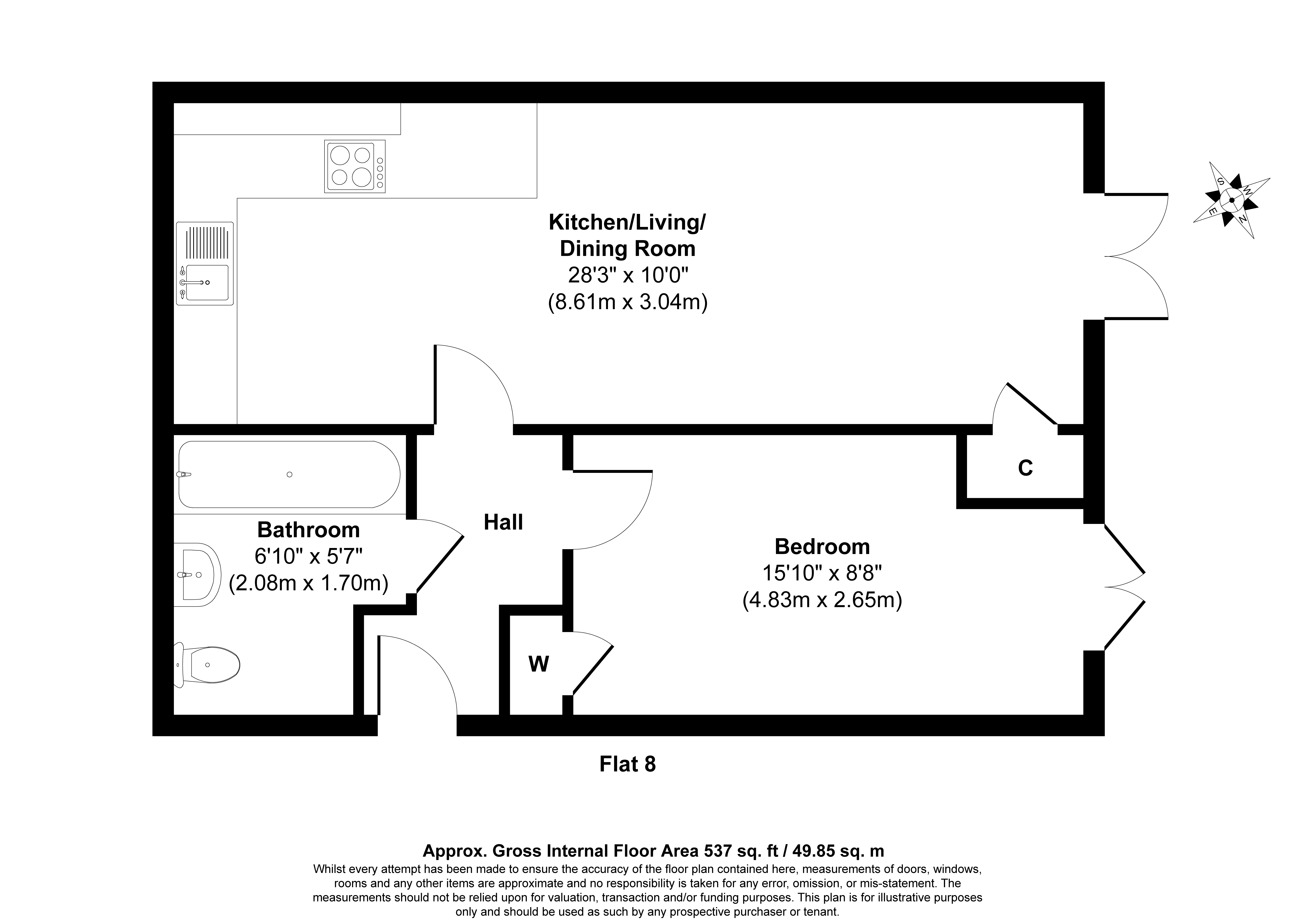 5/1, Kilpatrick Grove, Edinburgh floorplan