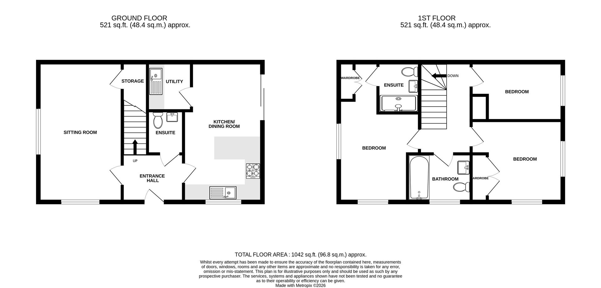 1, Lilley Lane, Bishop's Stortford floorplan