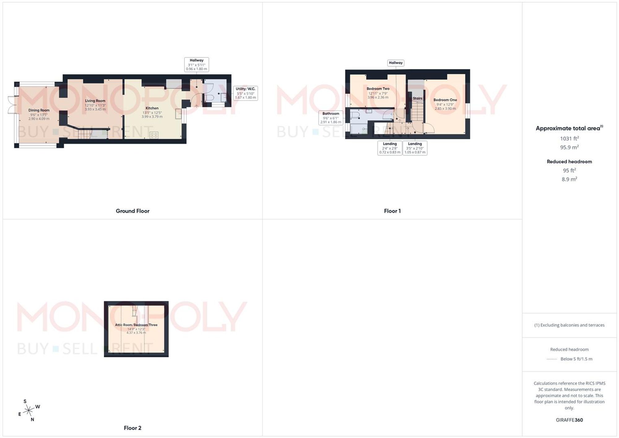 6 Heol Caradoc, Wrexham floorplan