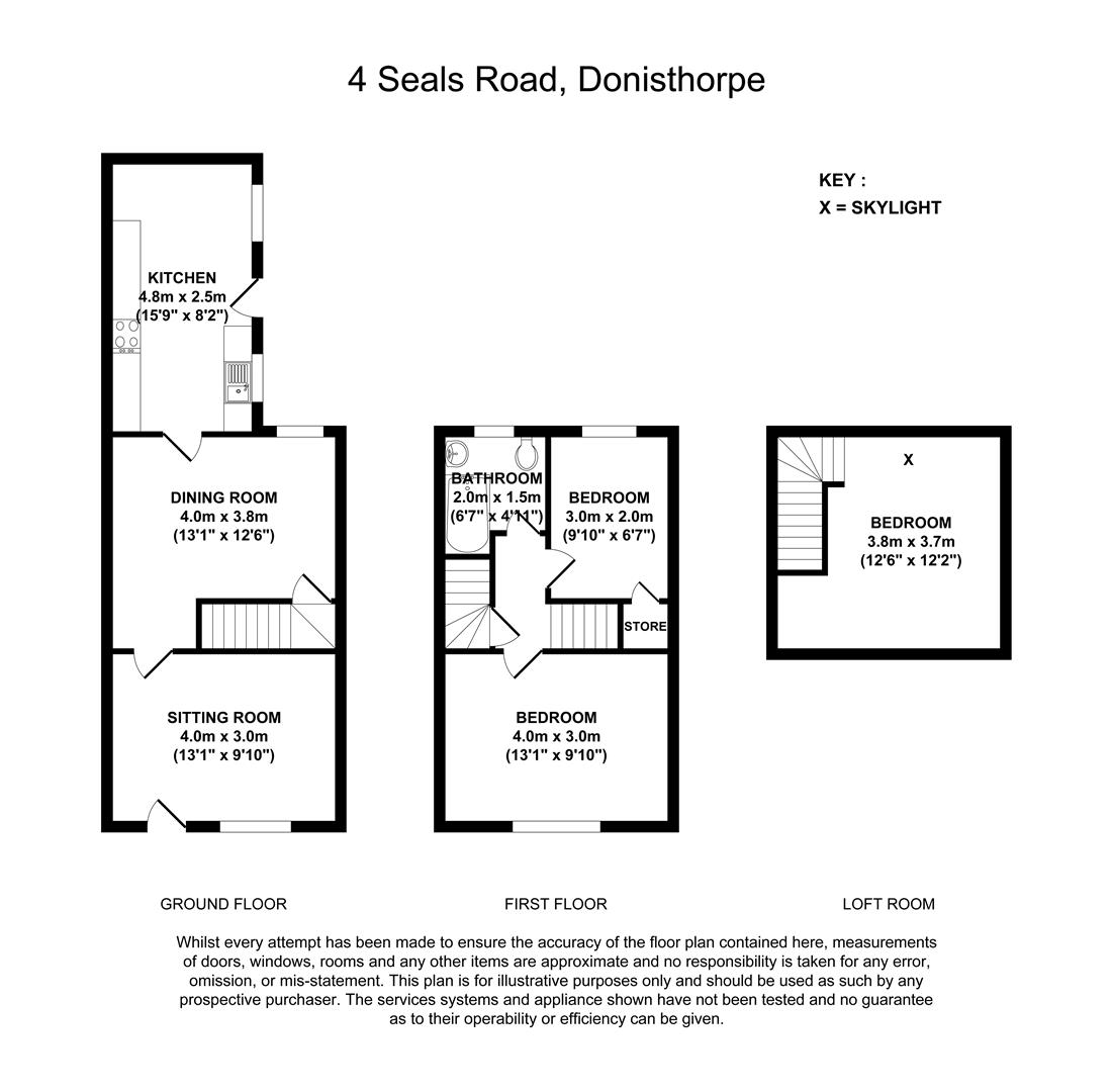 3 Bedrooms Terraced house for sale in Seals Road, Donisthorpe, Swadlincote DE12