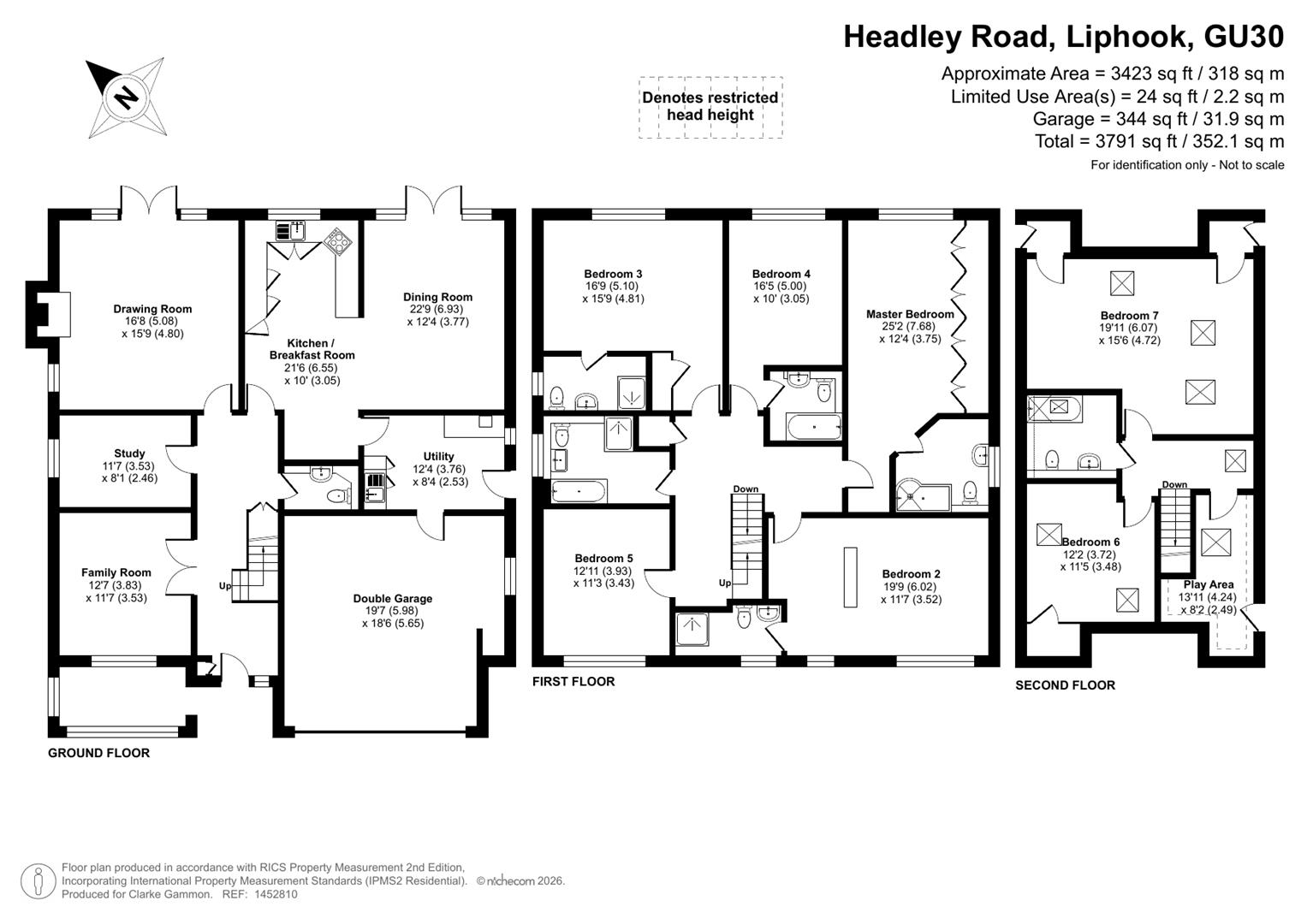 60A, Headley Road, Liphook floorplan