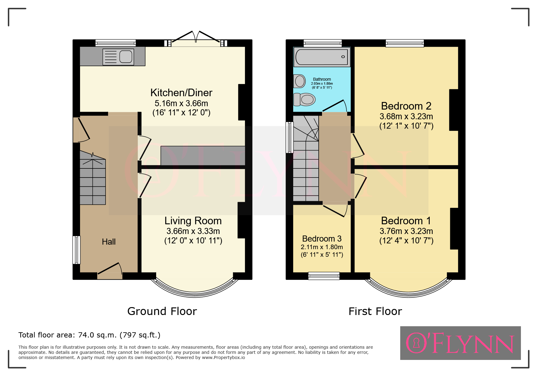 249 Leicester Road, Markfield floorplan