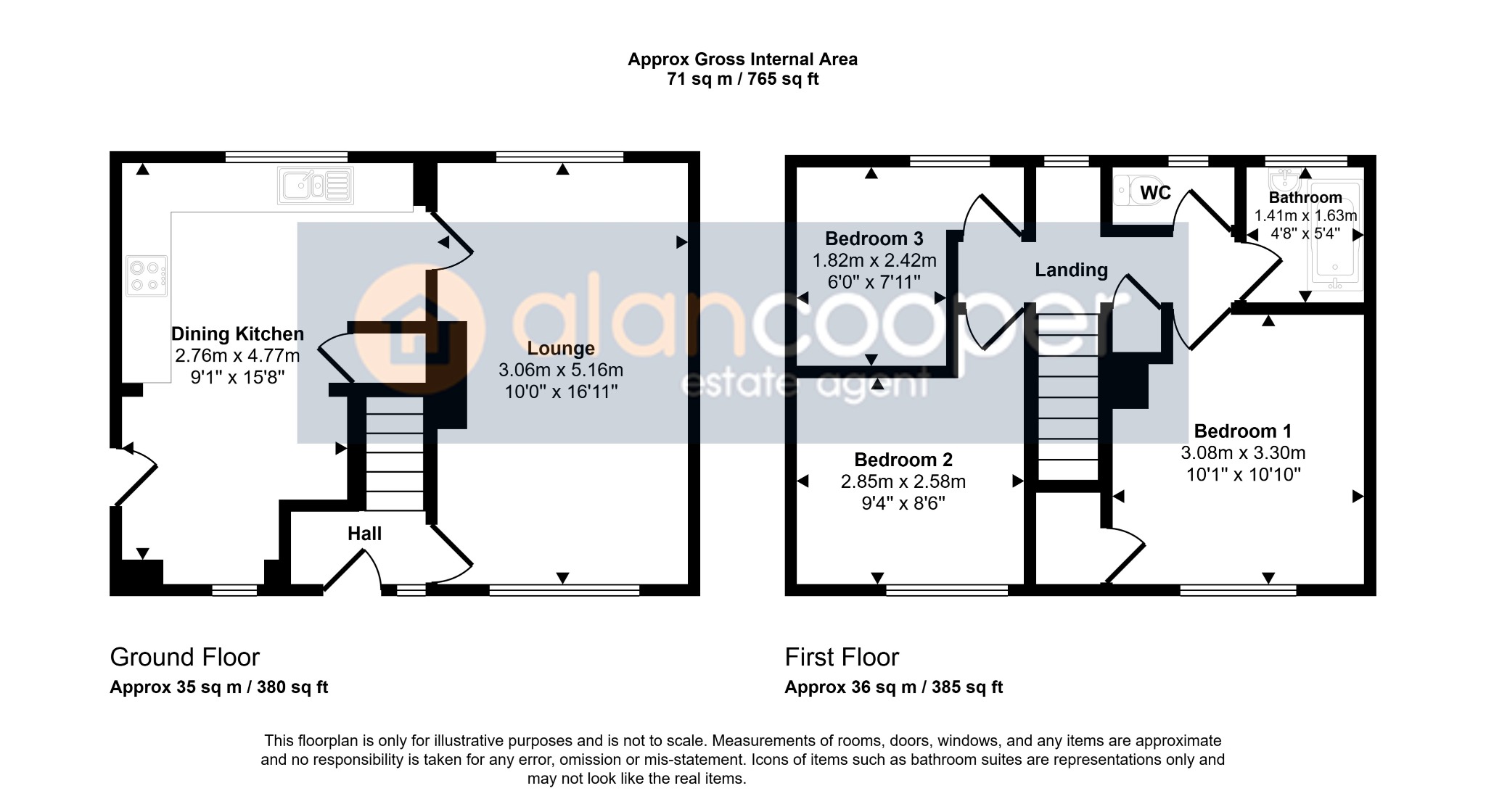 12, Willow Road, Warwickshire floorplan