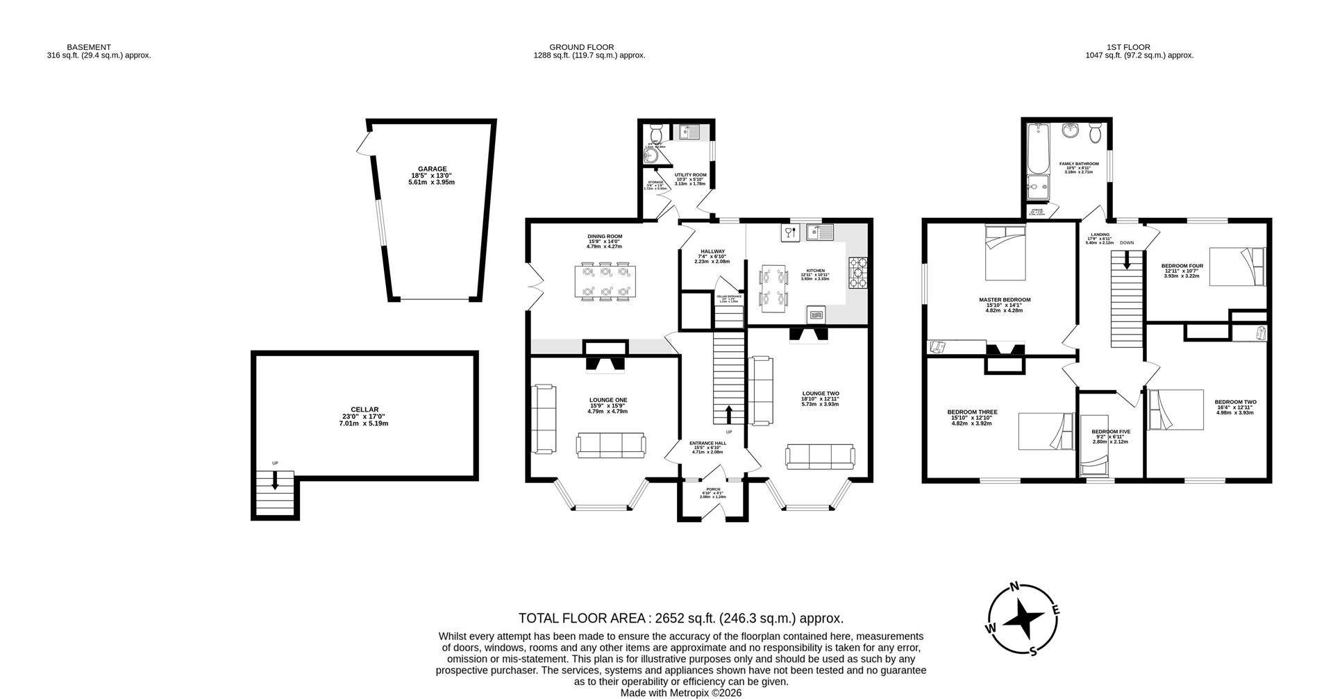 14, Rawcliffe Road, Chorley floorplan