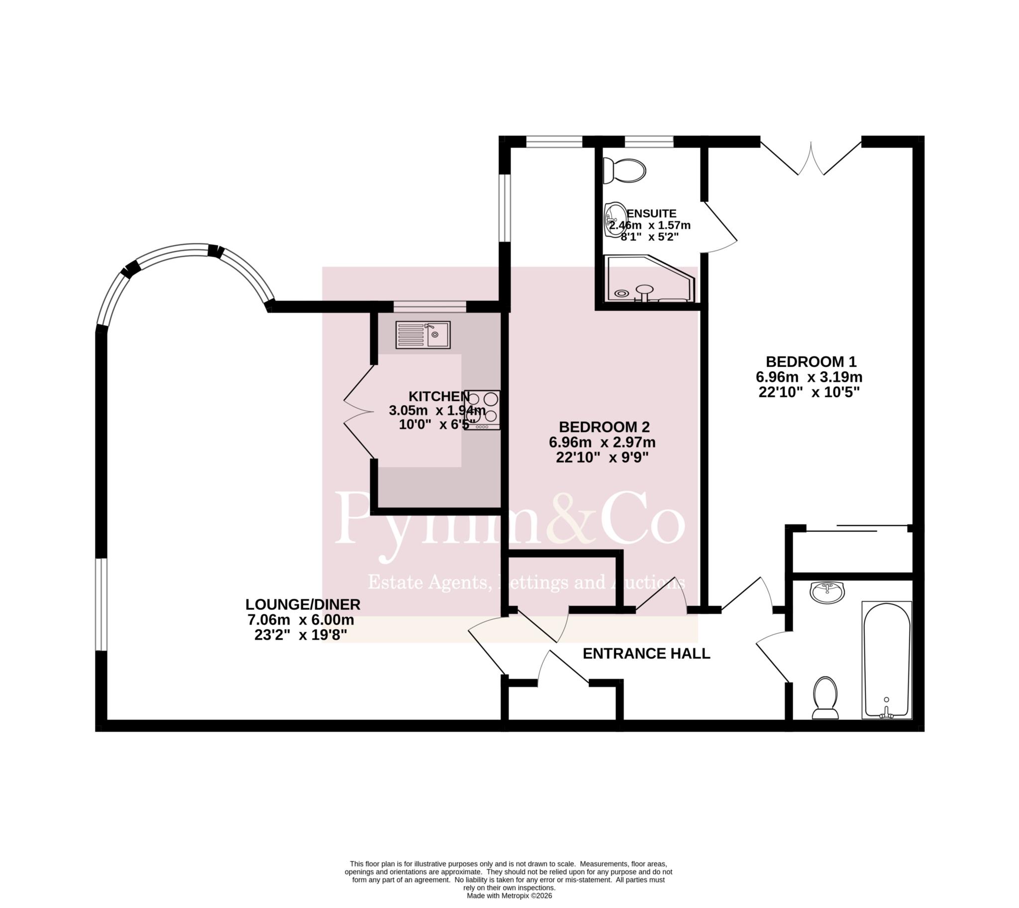 64, Warminger Court, Norwich floorplan
