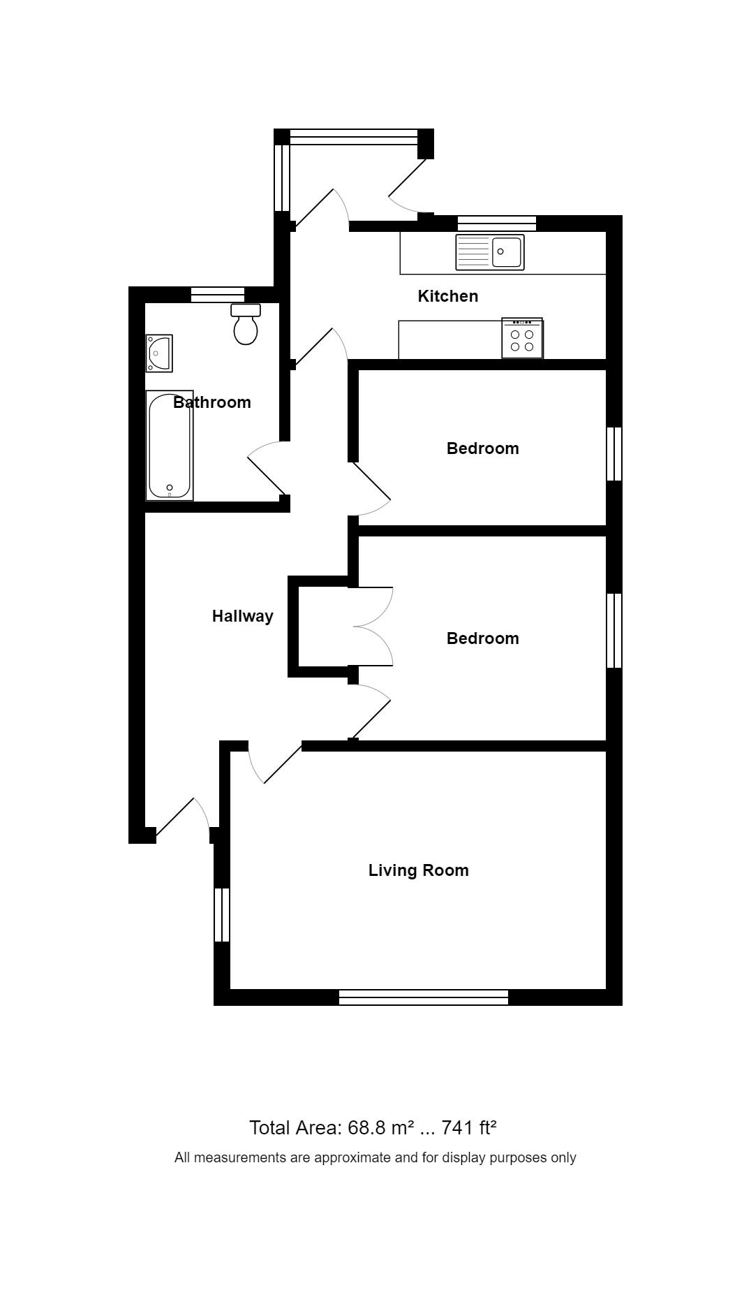 Moncrief, Rose-An-Grouse, Hayle floorplan
