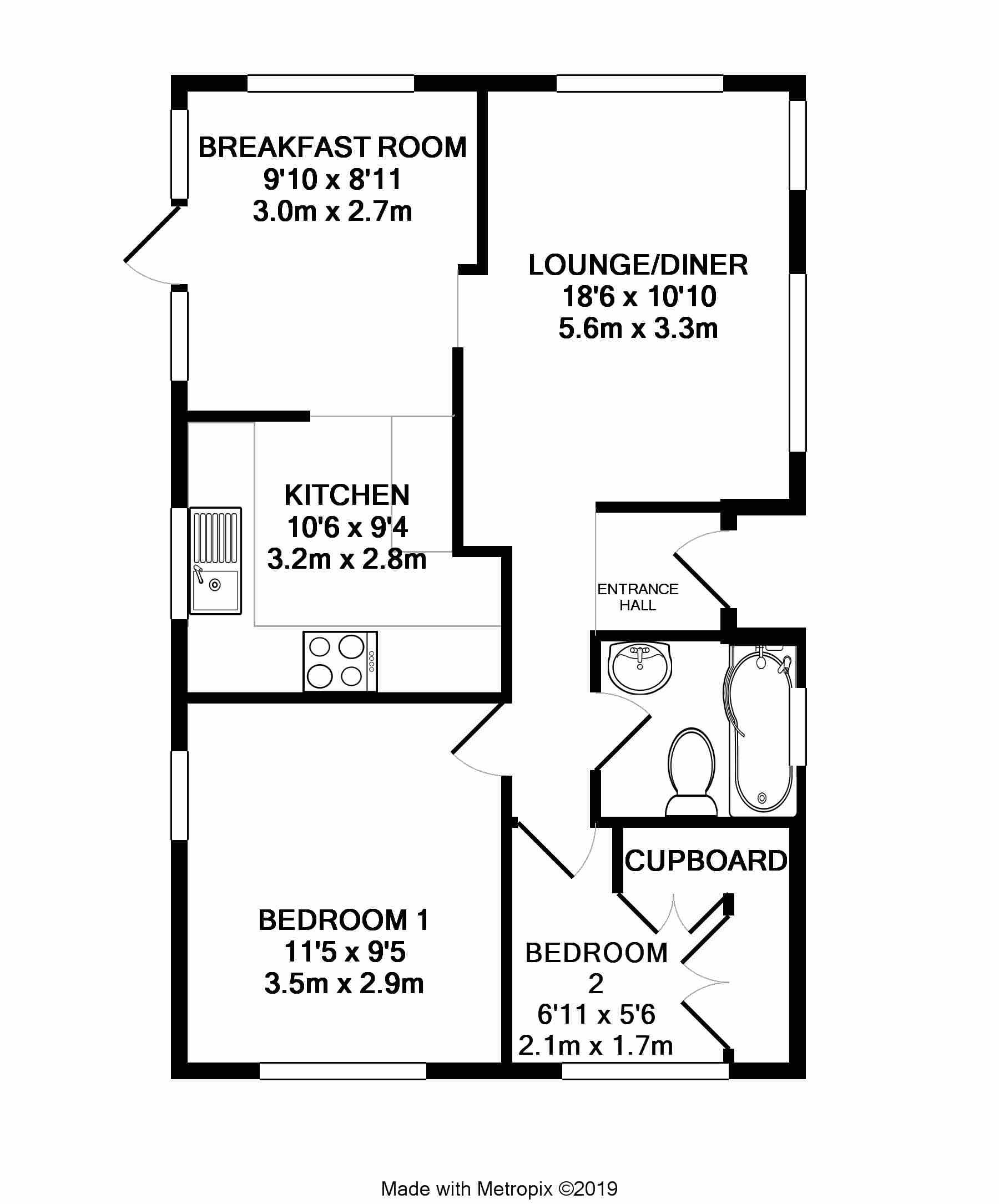 2 Bedrooms  for sale in Harbour View Park, Rope Walk, Littlehampton BN17