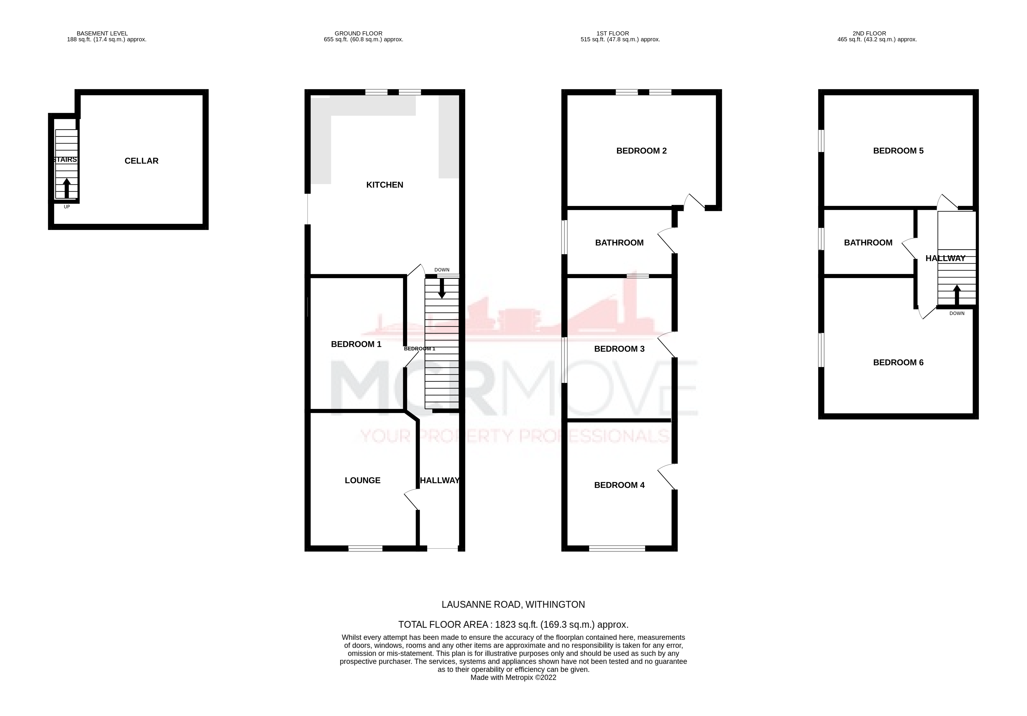 9, Lausanne Road, Manchester floorplan