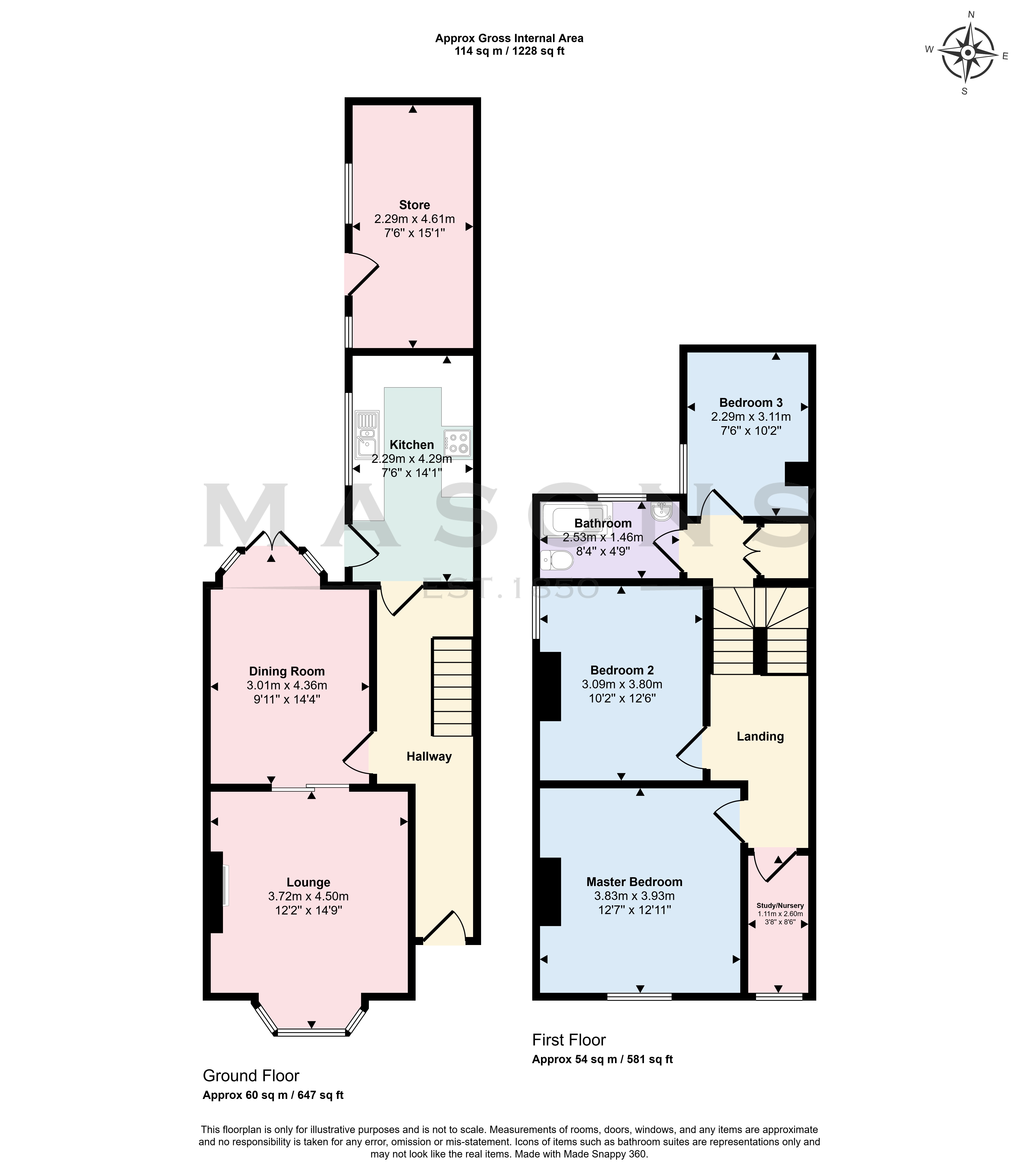 99, Kidgate, Louth floorplan
