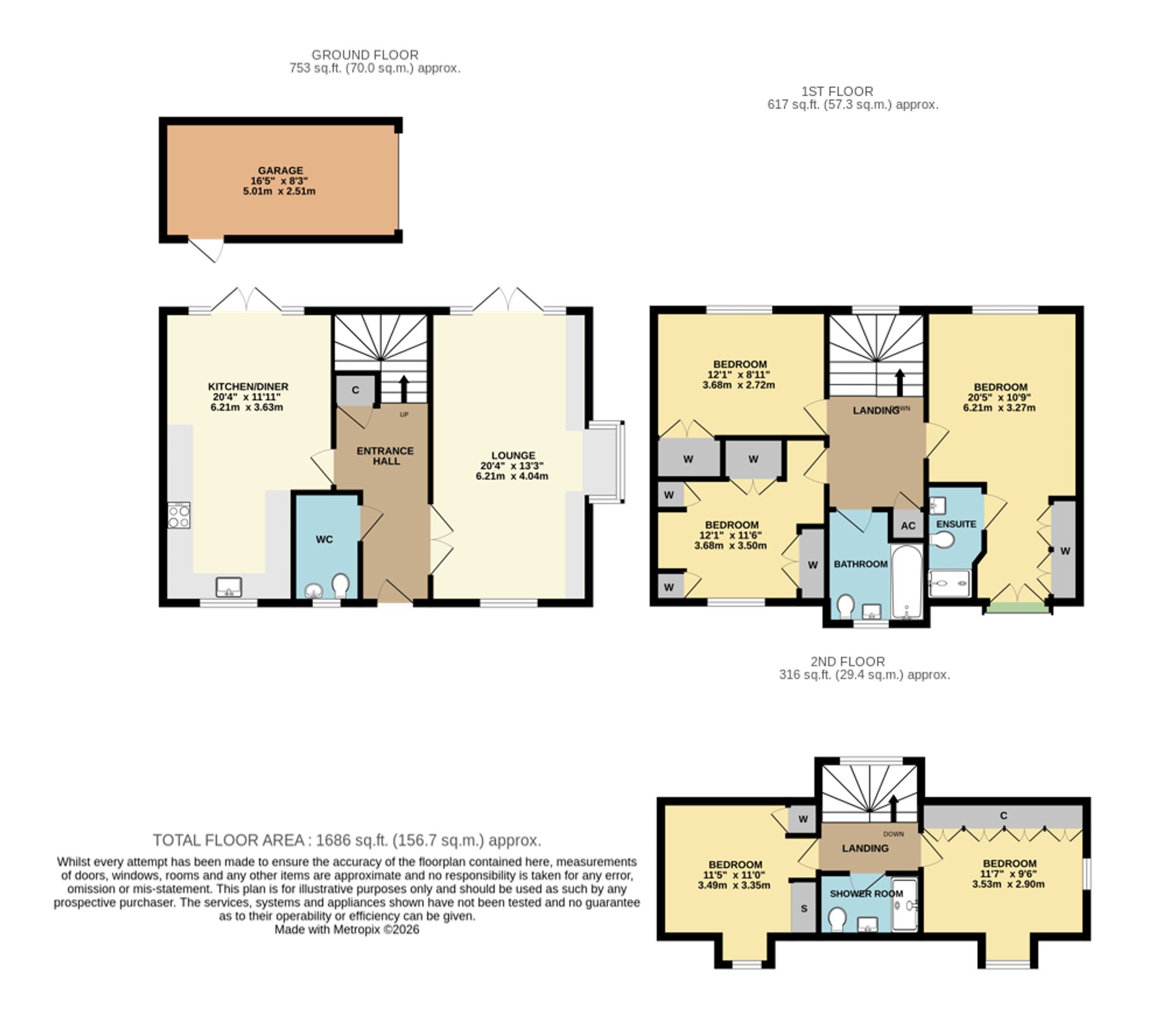 1 Fosters Copse, Southampton floorplan