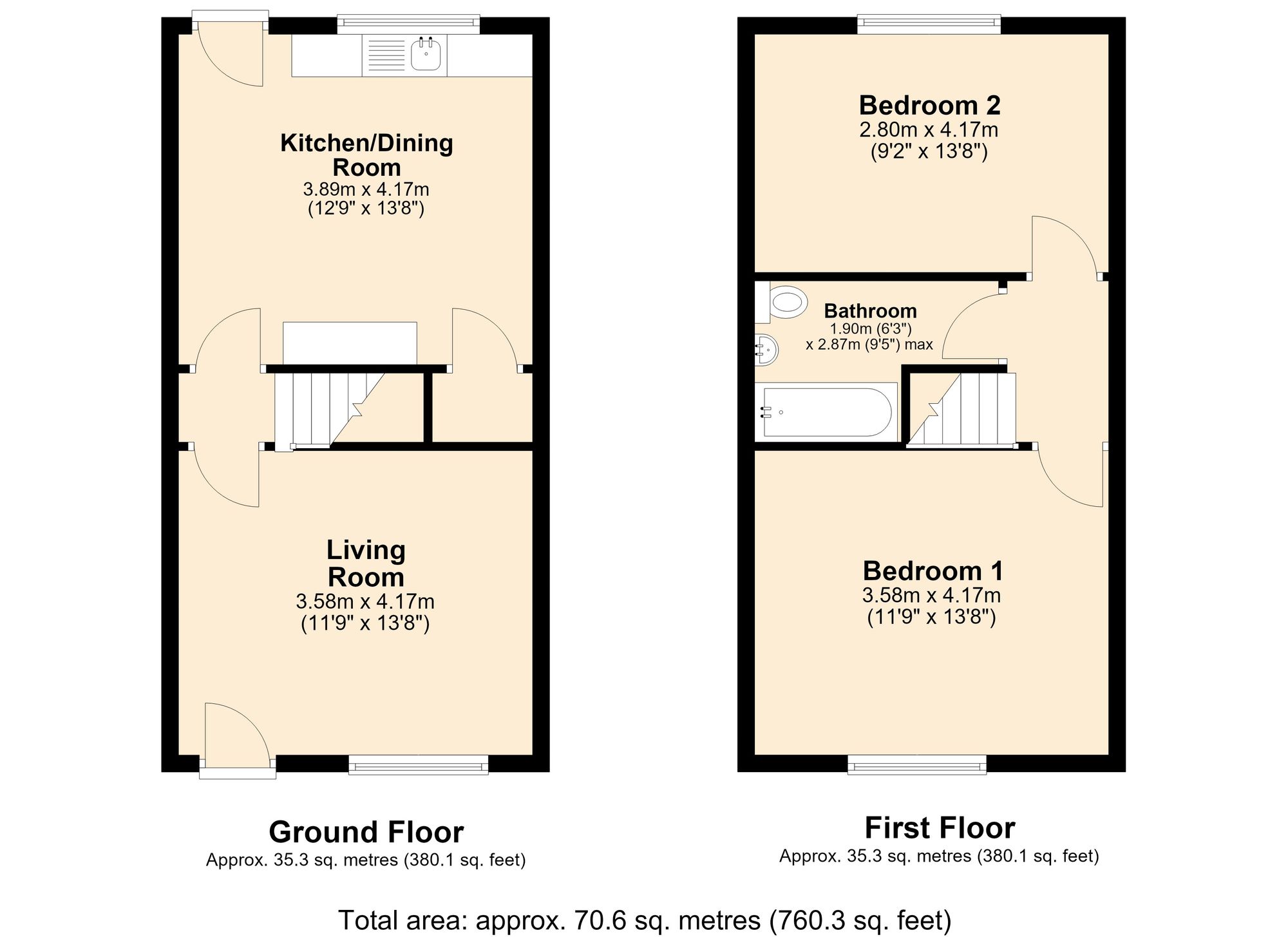 63 Wellington Street, Accrington floorplan