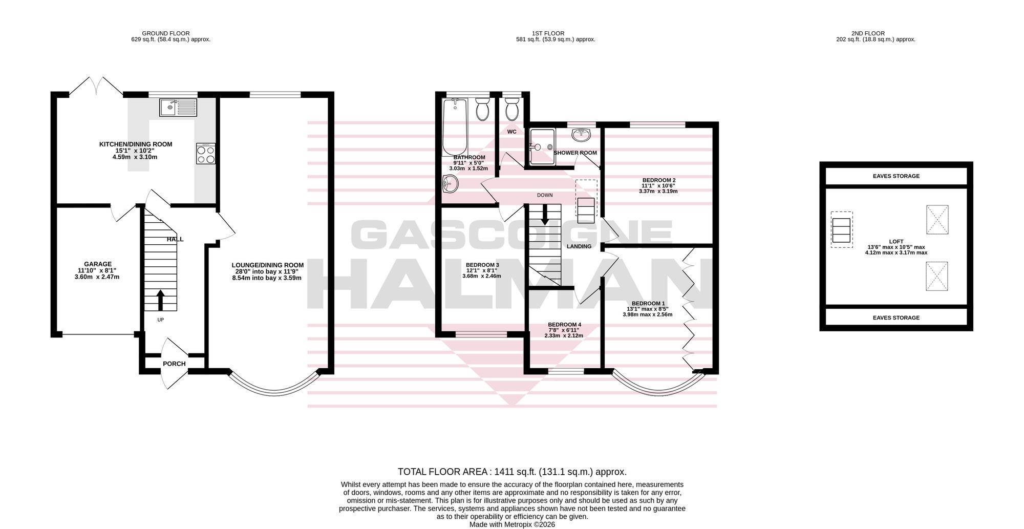 4 Lloyd Avenue, Cheadle floorplan