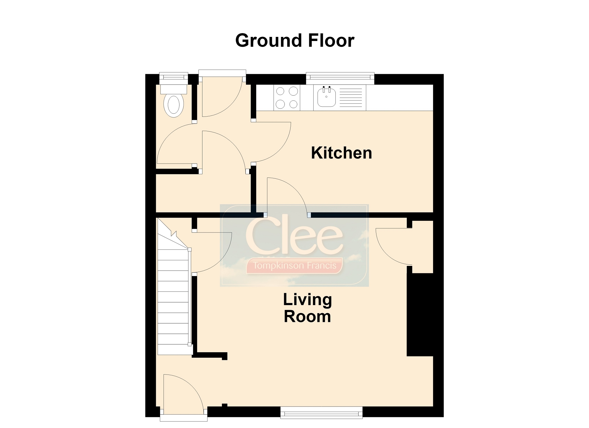 6 Council Houses, Hay Road, Brecon floorplan
