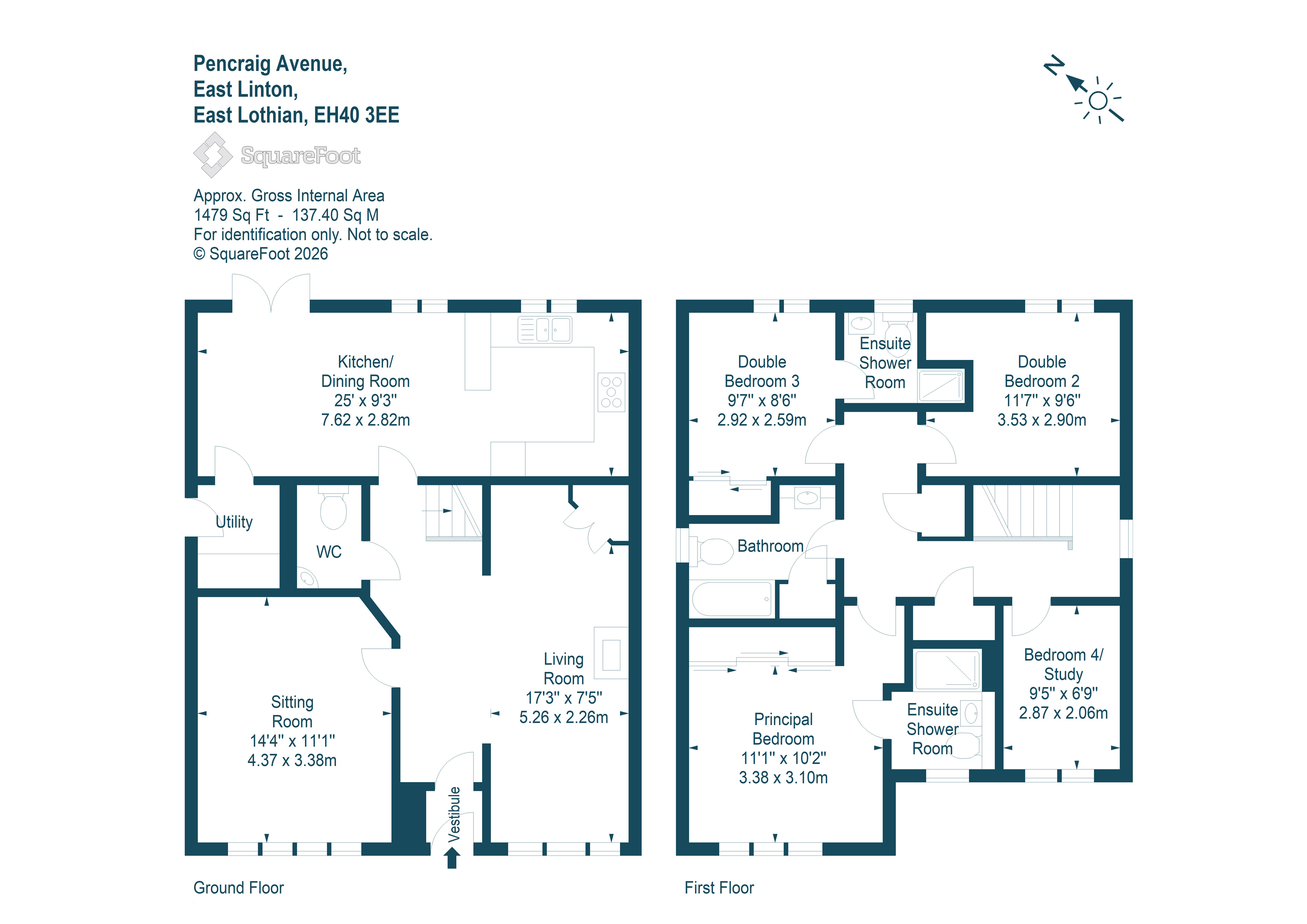 6, Pencraig Avenue, East Linton floorplan