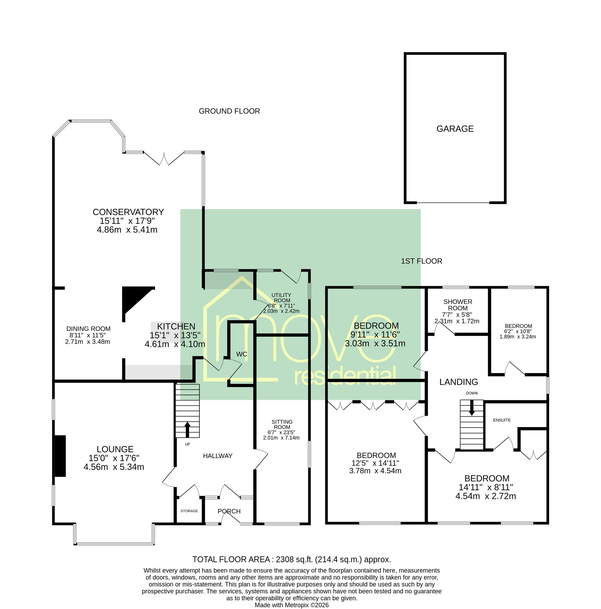 1 Brooklet Road, Wirral floorplan
