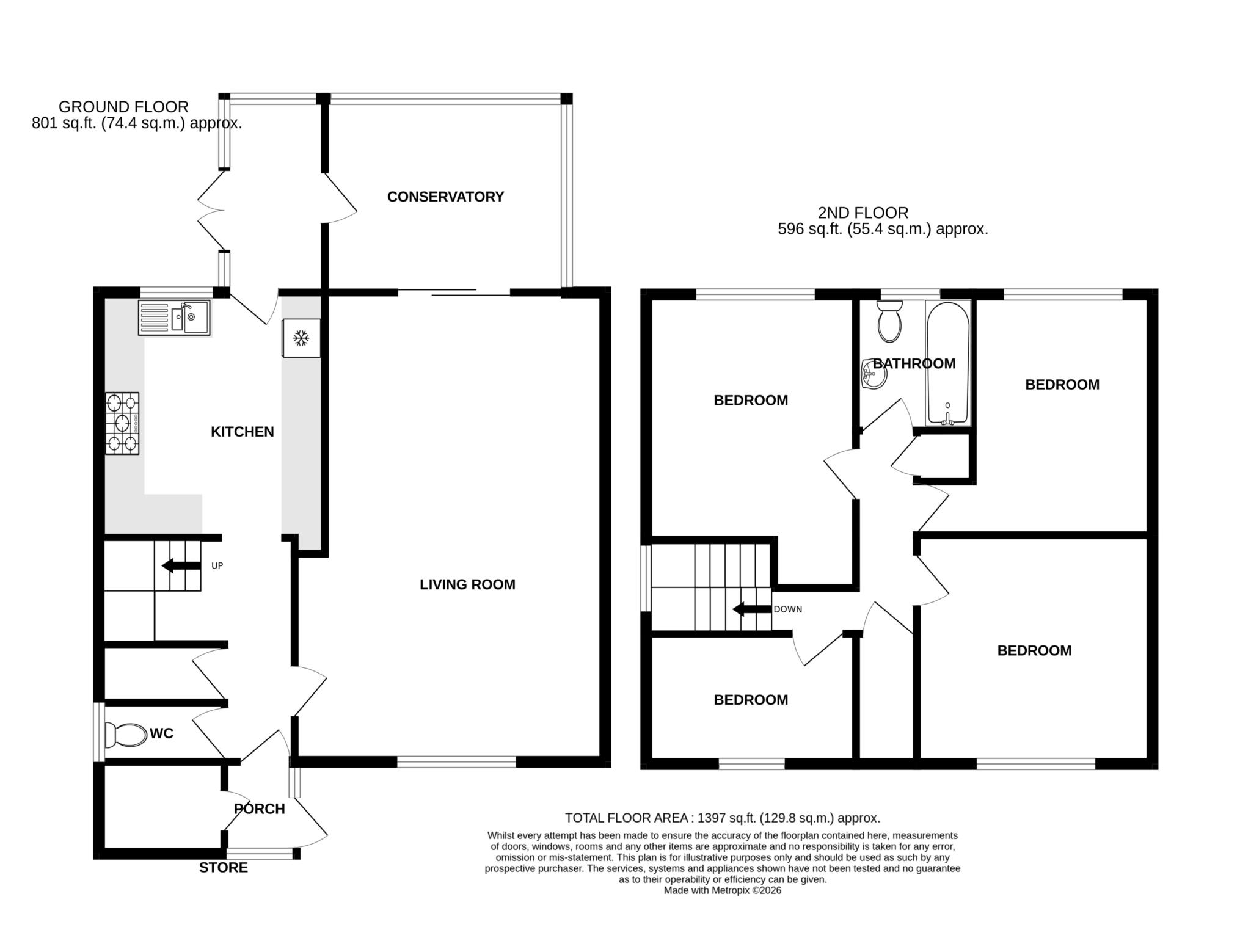 39, Ash Close, Eastbourne floorplan