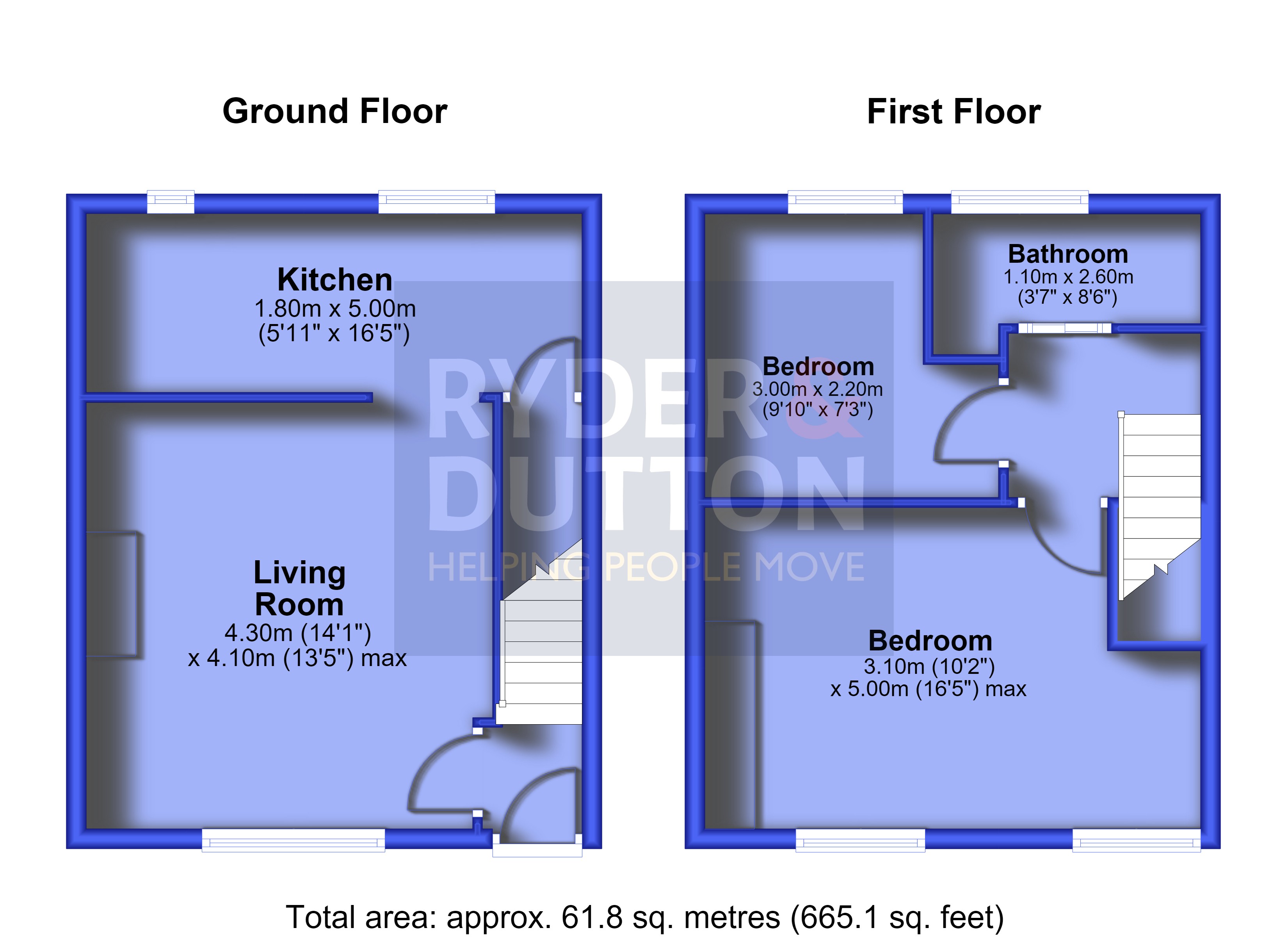 17, New North Road, Huddersfield floorplan