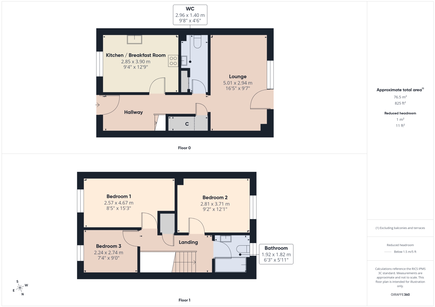11, Boxworth Road, Cambridge floorplan