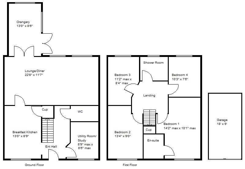 40, Bracken Way, Doncaster floorplan
