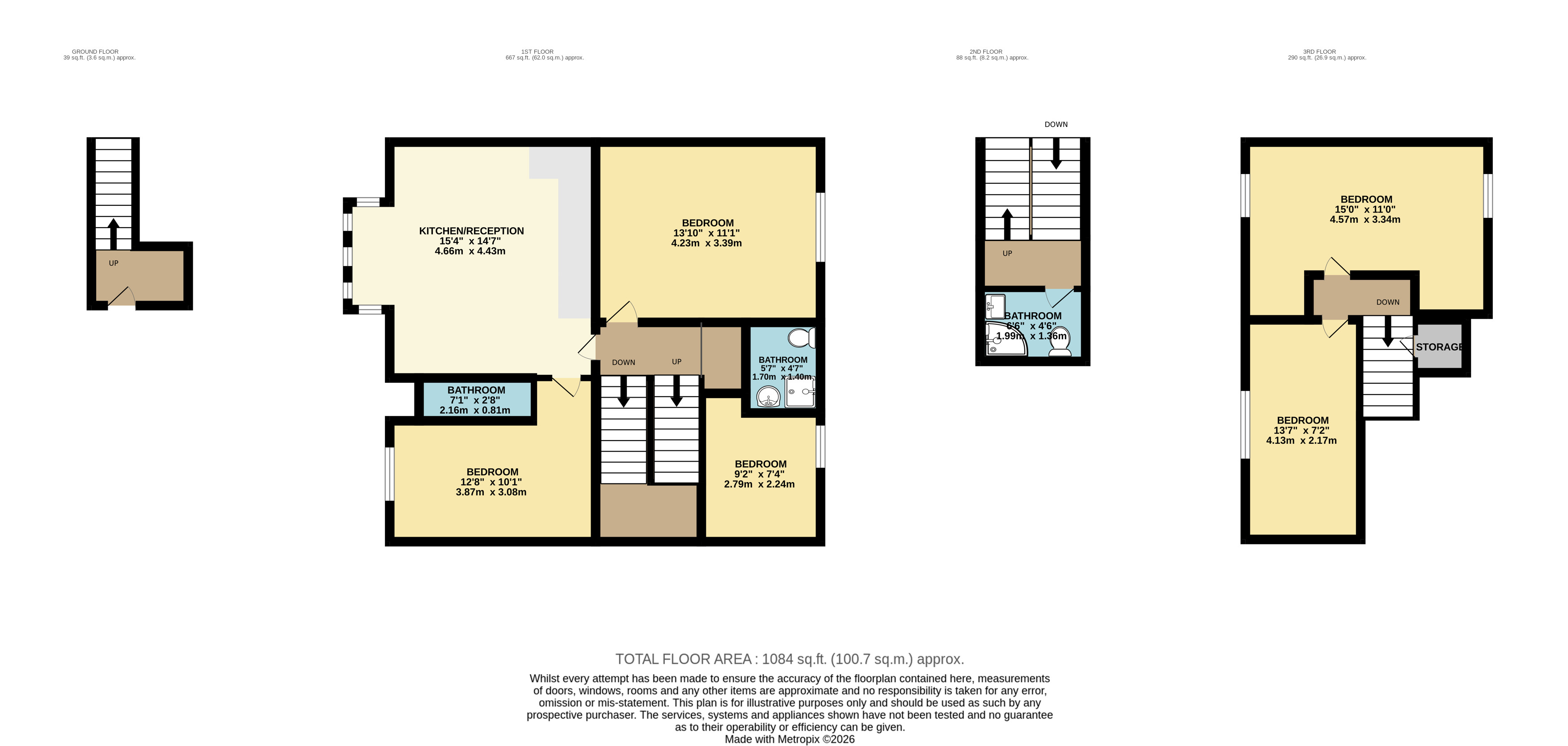 2B, Reginald Street, Luton floorplan