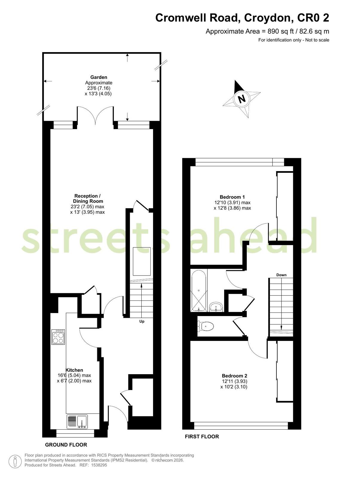 Cromwell Road, Croydon floorplan