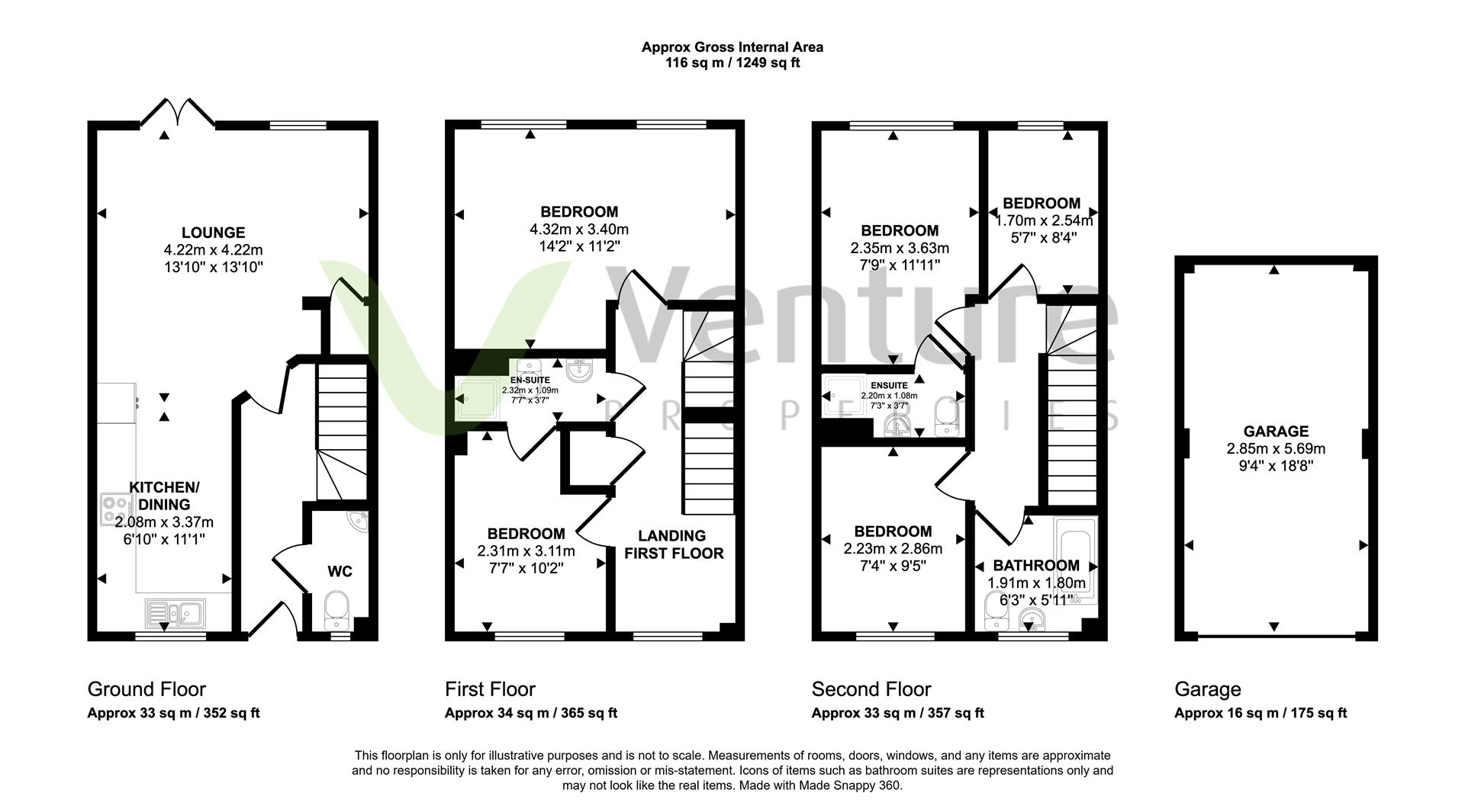 1, The Lanes, Darlington floorplan