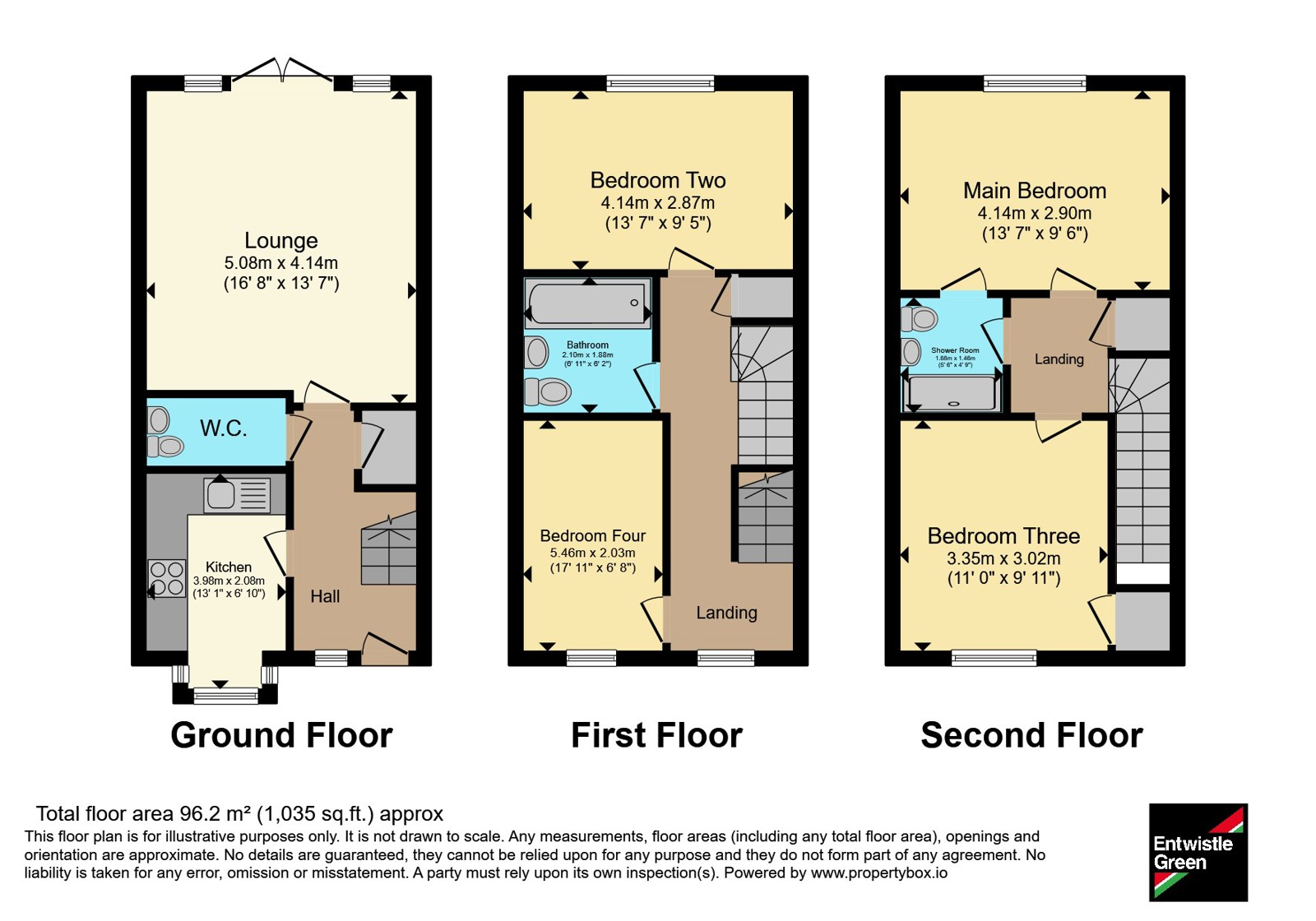 54, Siskin Road, Preston floorplan