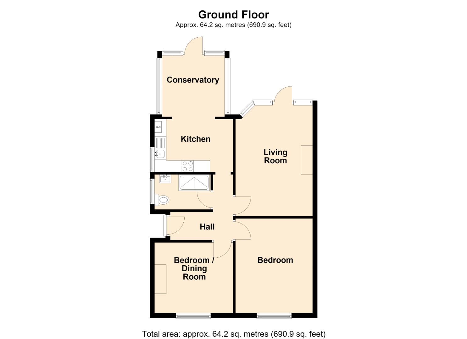 4, Bridle Way, Hythe floorplan