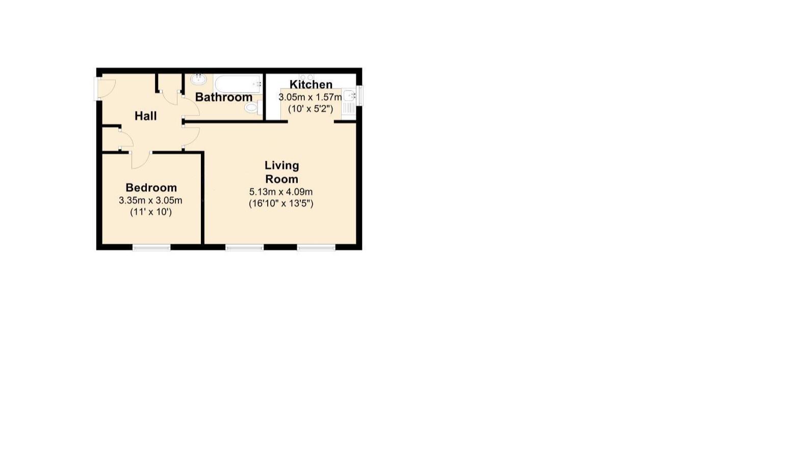 Flat 6, Queens Court, Borehamwood floorplan