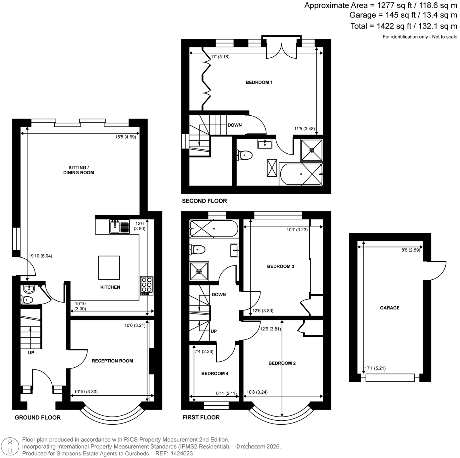 56, Copperfield Rise, Addlestone floorplan