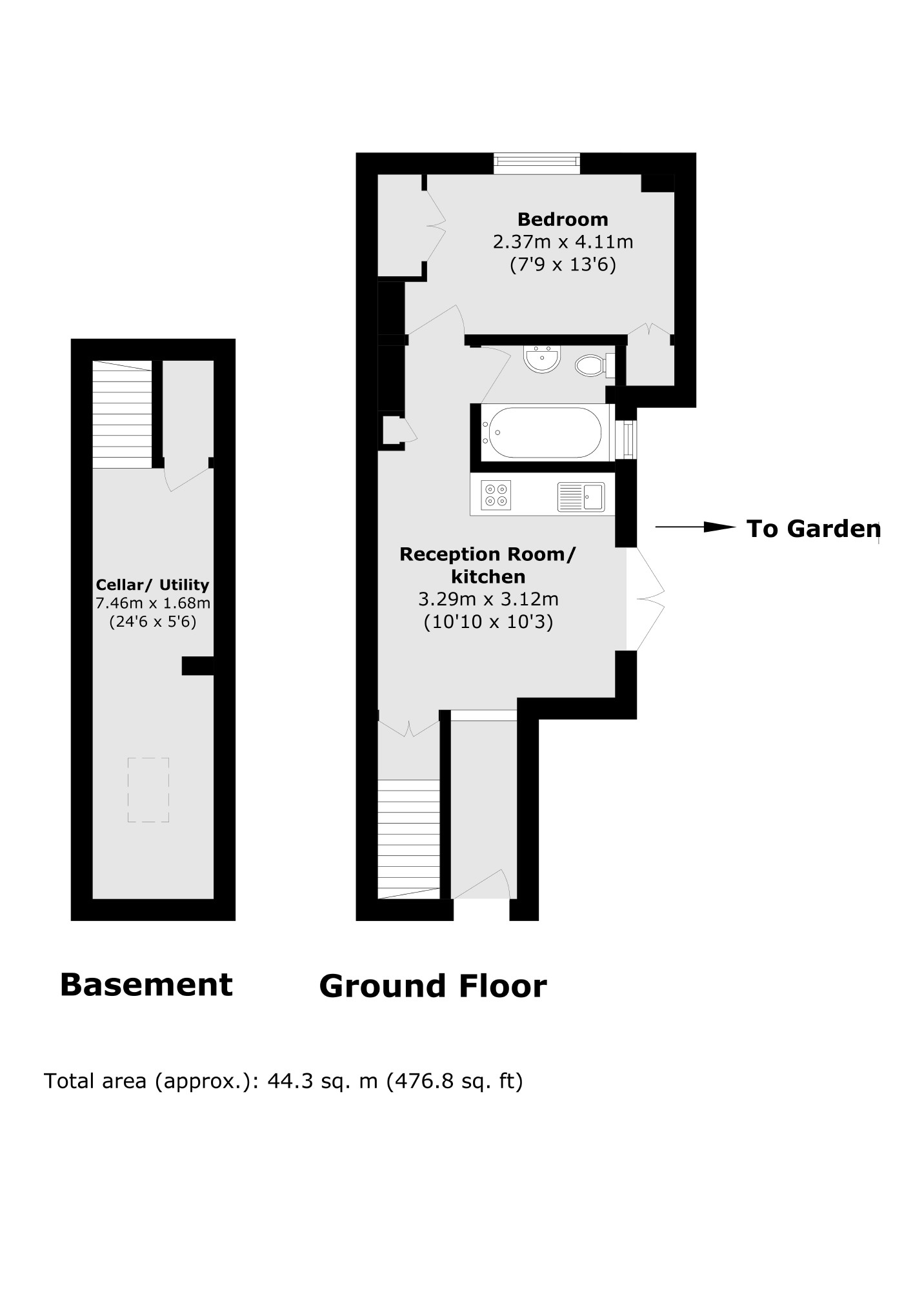 Flat 2, 256, Rosendale Road, London floorplan