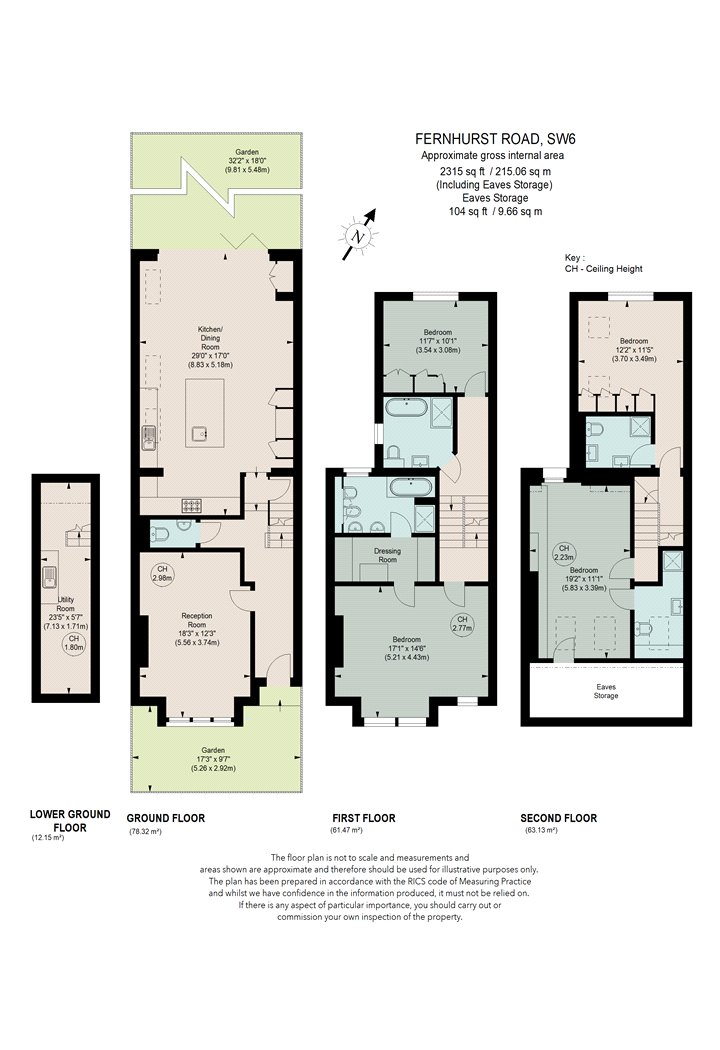 48, Fernhurst Road, London floorplan