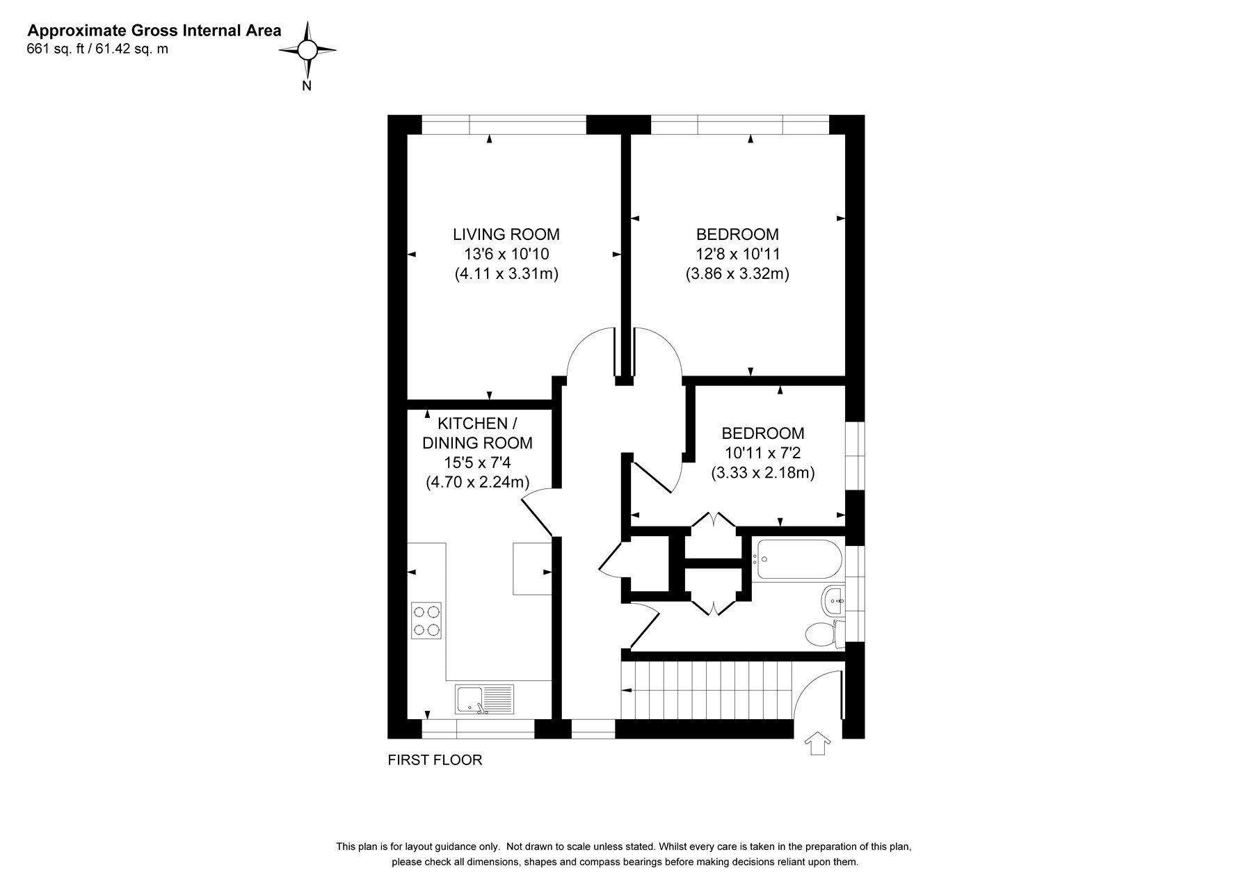 4, Sussex Court, Woking floorplan