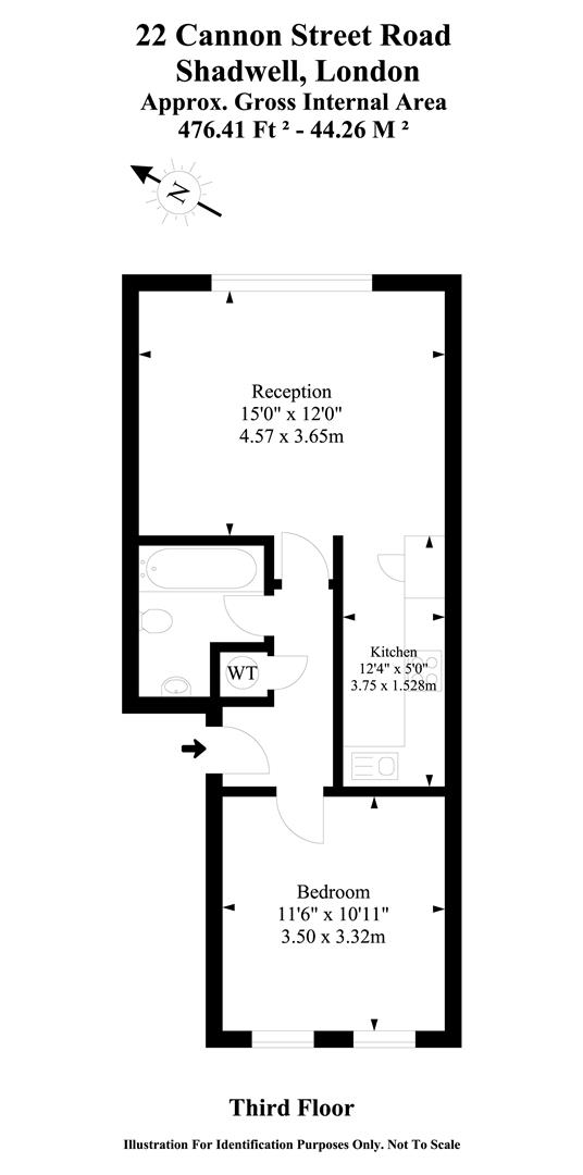 1 Bedrooms Flat to rent in Cannon Street Road, London E1